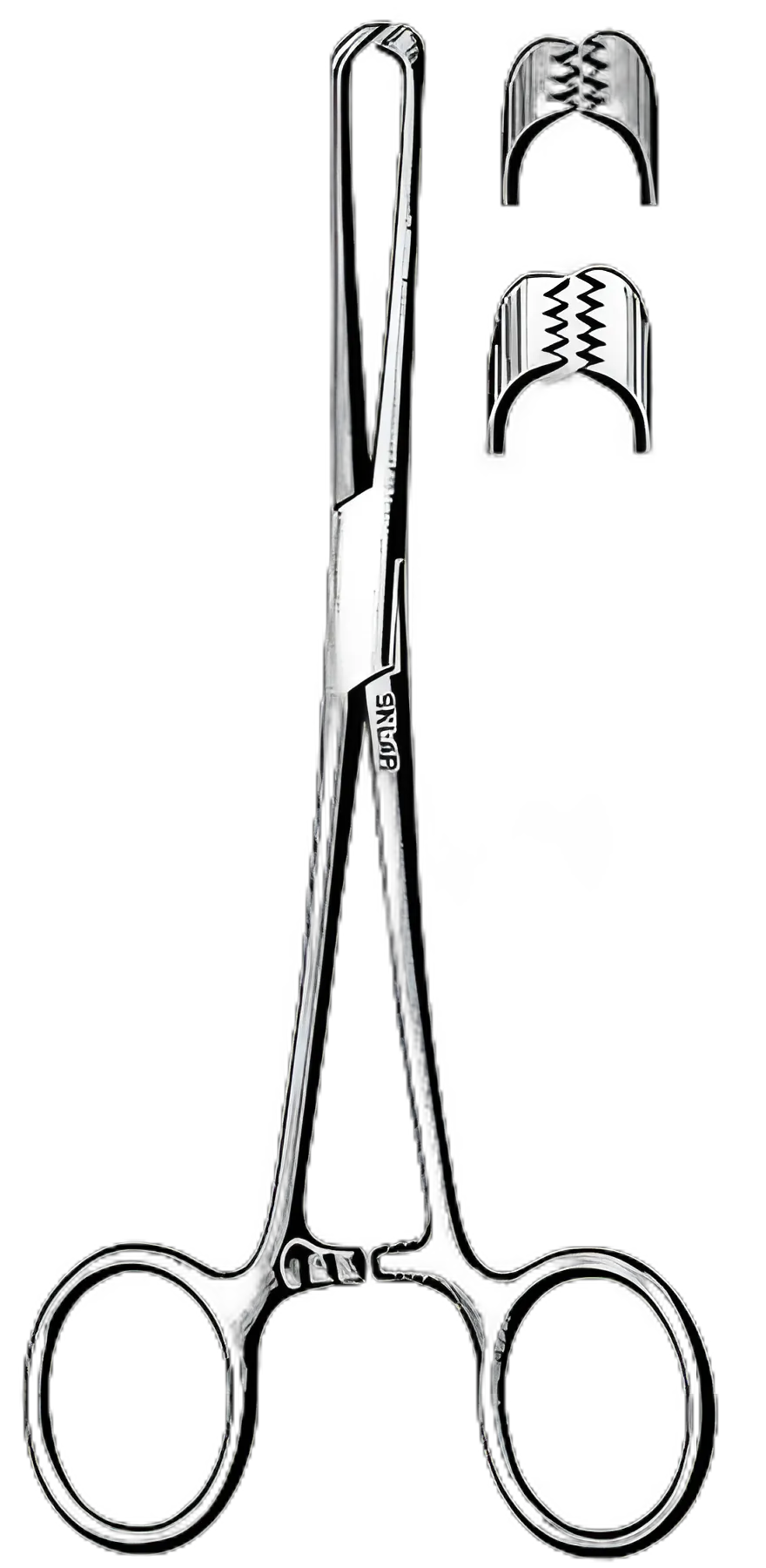Sklar® Allis Tissue Forceps 12 Inch, OR Grade Stainless Steel, NonSterile, 5x6 Teeth
