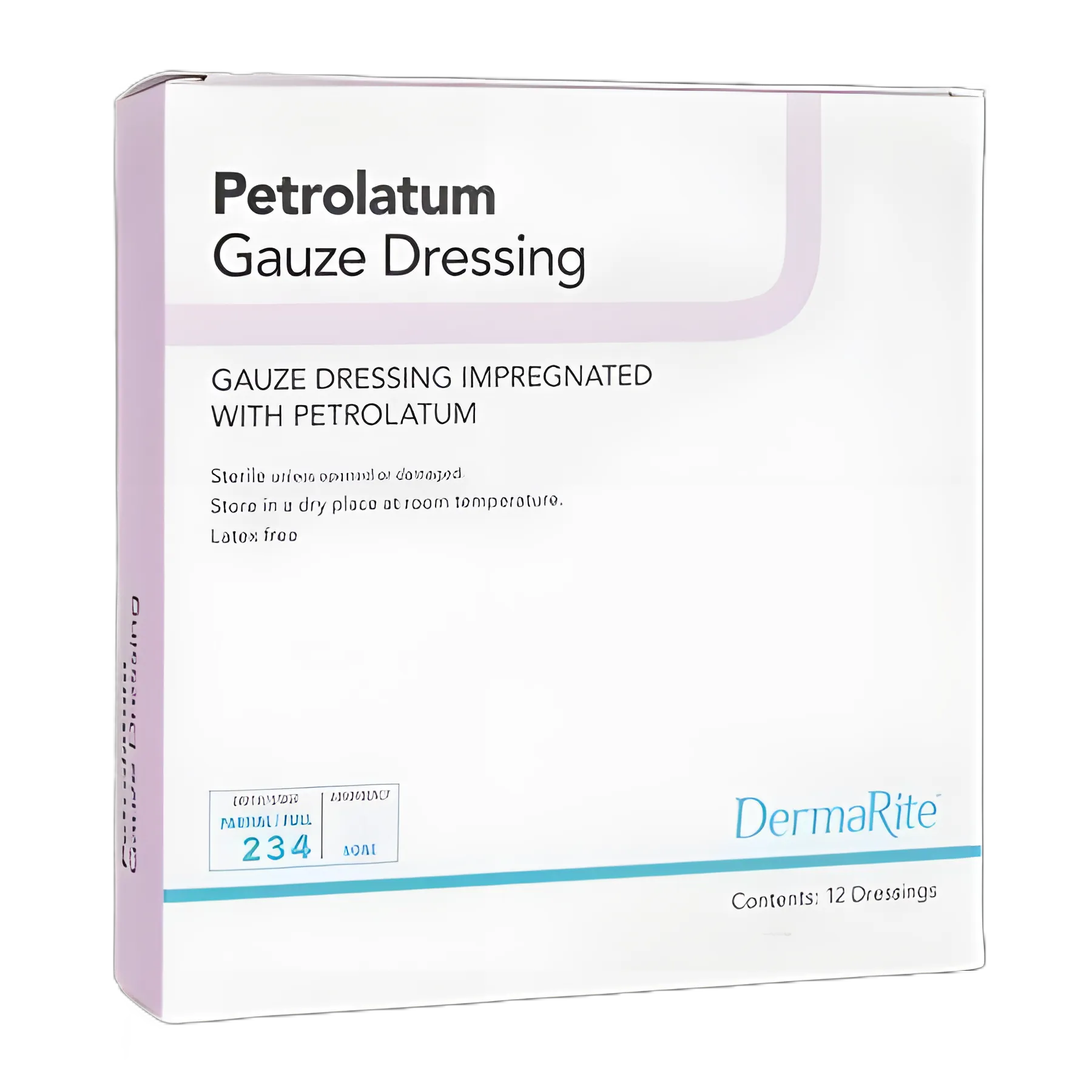 Petrolatum Impregnated Dressing DermaRite® Strip 1 X 8 Inch Sterile
