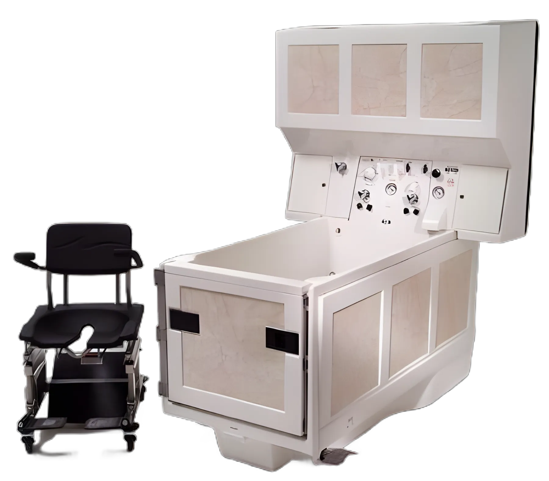 Seated Bathing System Apollo Advantage™ 6000 Fiberglass