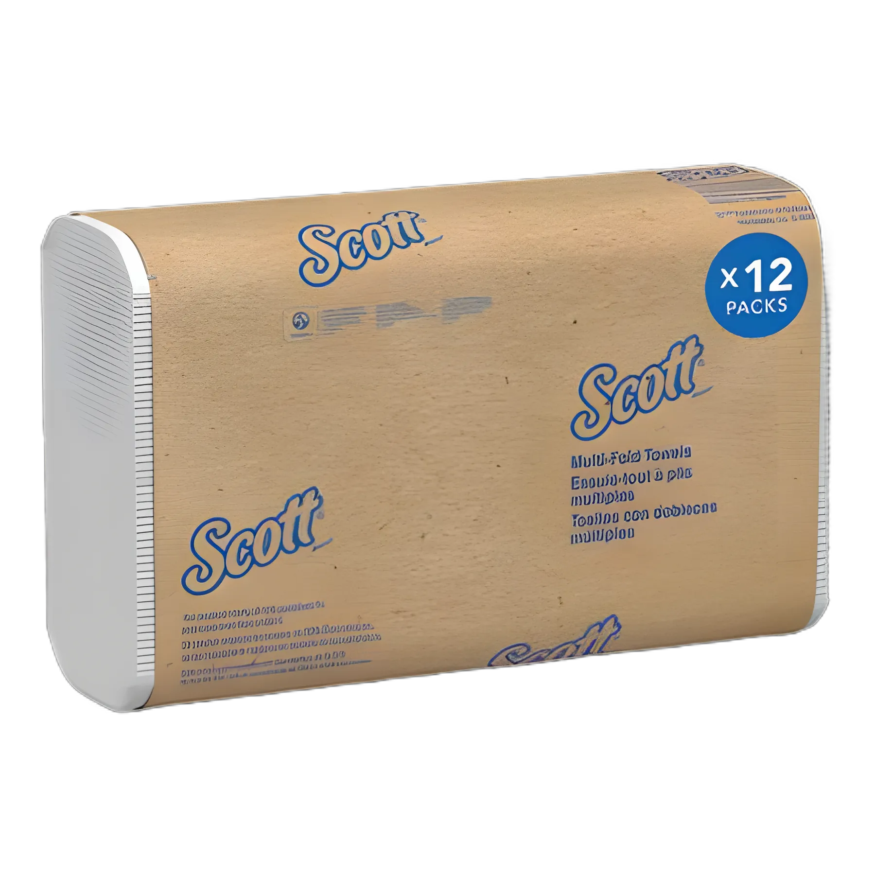Multi-Fold Towels, Absorbency Pockets, 1-Ply, 9.2 x 9.4, White, 250 Sheets/Pack