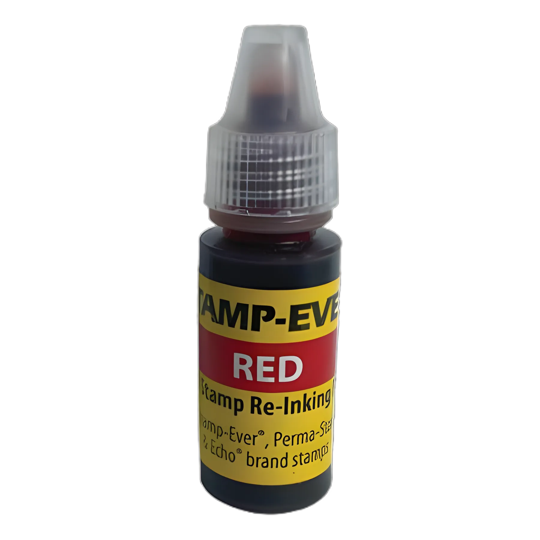Refill Ink for Clik! and Universal Stamps, 7 mL Bottle, Red