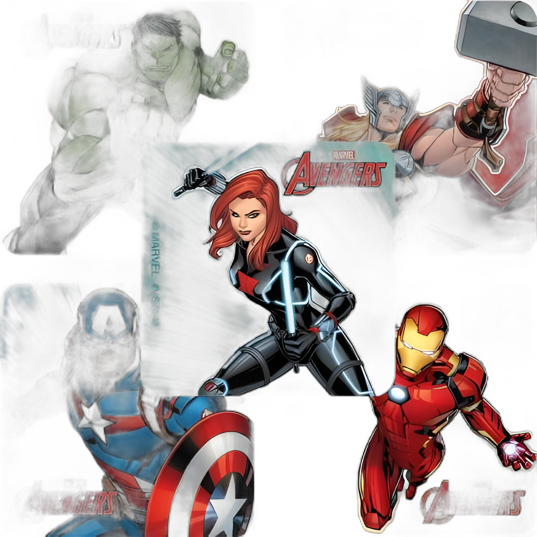 Avengers Classic Sticker Roll - Value Stickers™ 1.625 Inch for Medical Practices