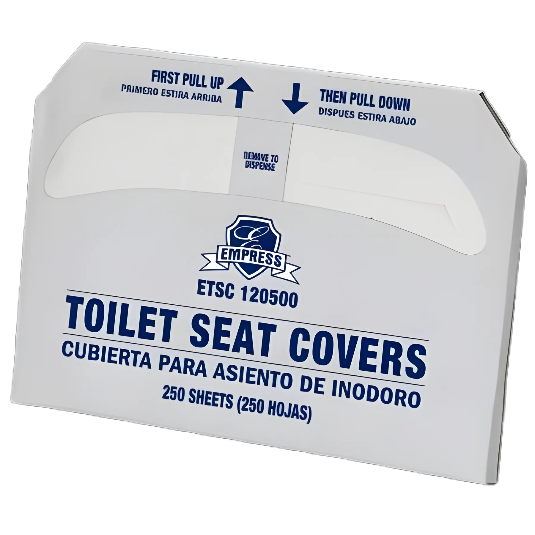 Empress Biodegradable Paper Toilet Seat Covers - Half Fold
