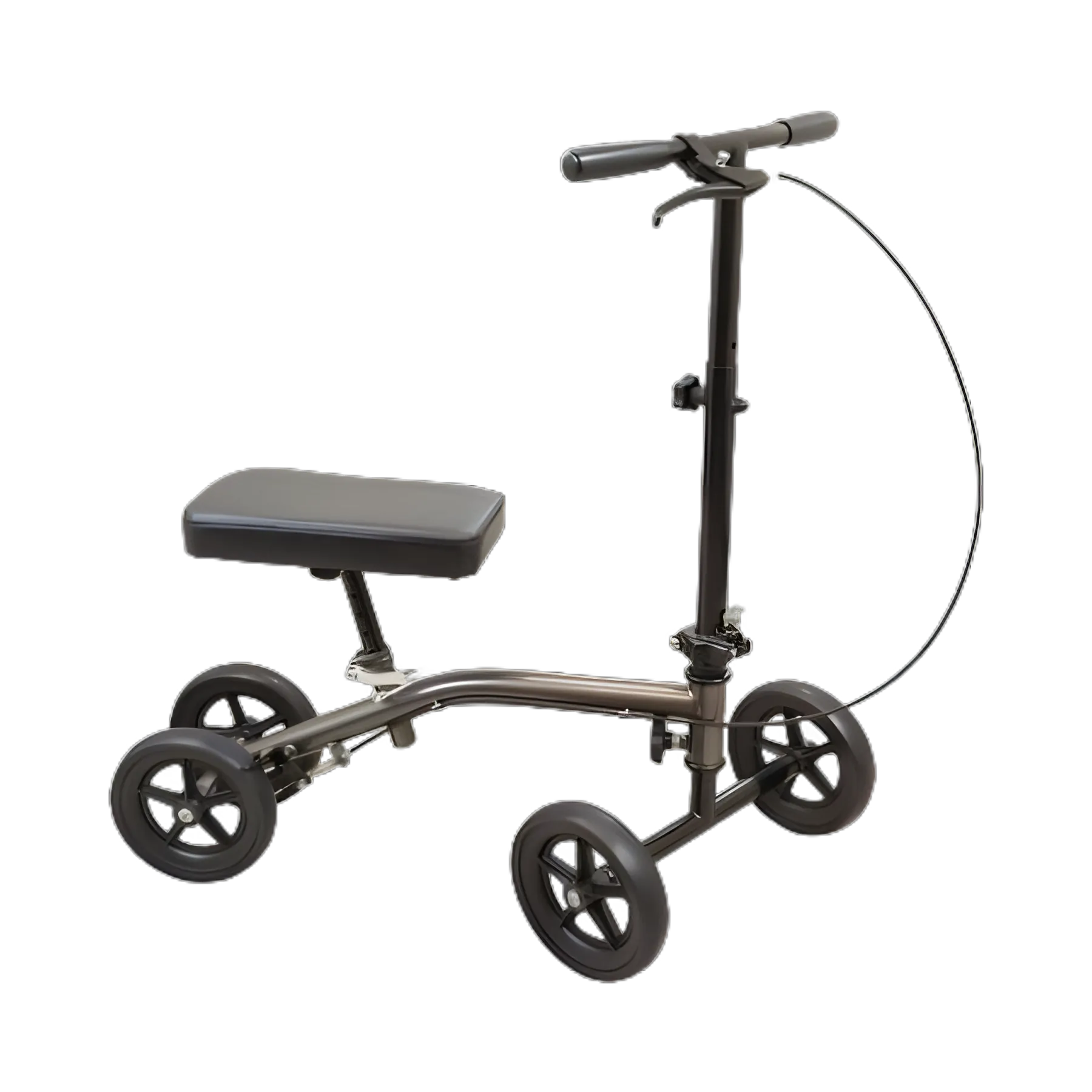 Roscoe Economy Knee Scooter - 250 lbs Capacity, Adjustable & Foldable for Ankle/Foot Injury Recovery