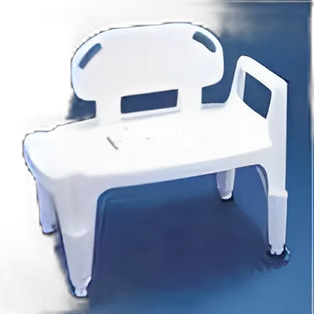 Carex® Bath Transfer Bench Fixed Handle 17-1/2 to 22-1/2 Inch Seat Height 400 lbs. Weight Capacity