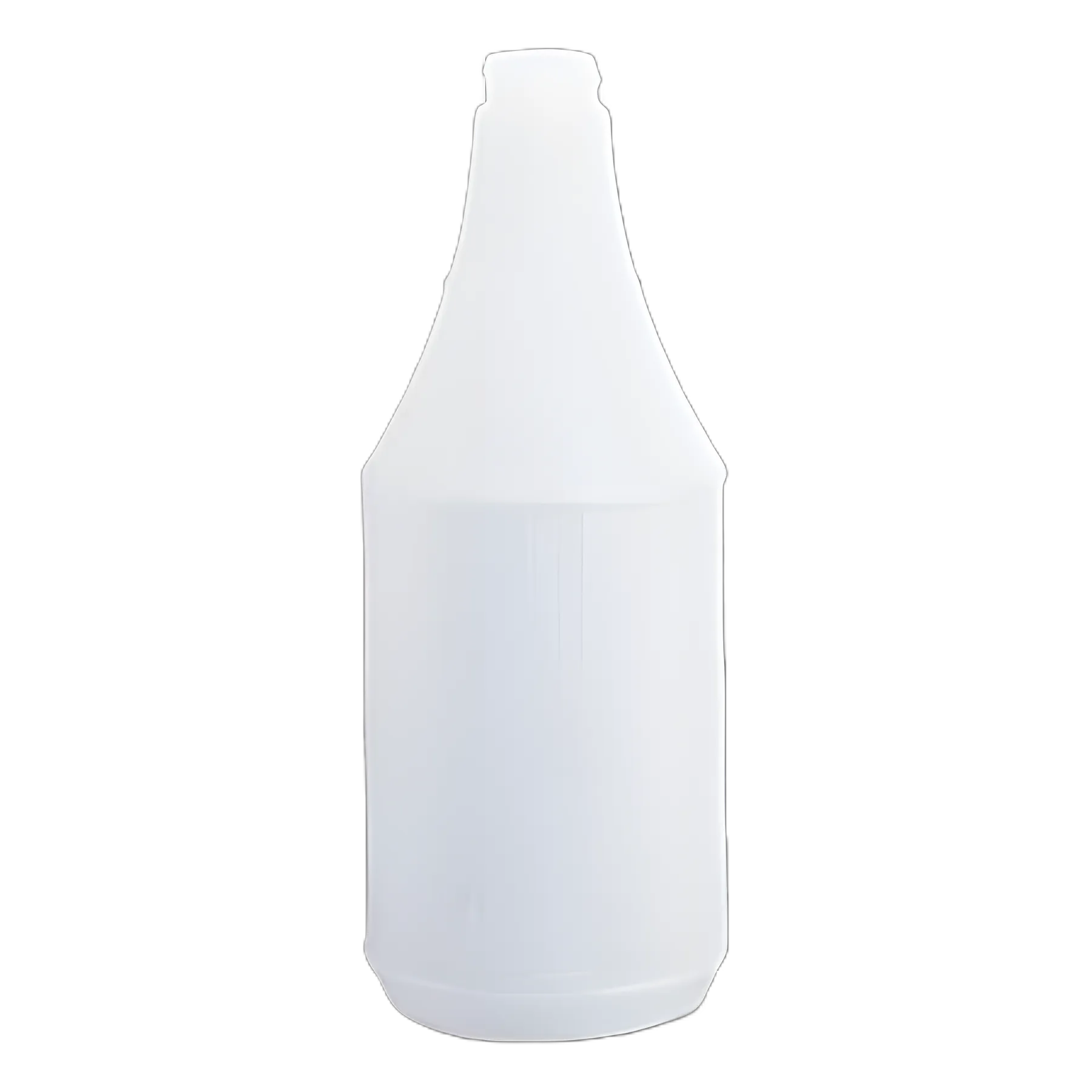 Boardwalk® 24 oz. Clear HDPE Reusable Spray Bottle with Sprayer Lid for Medical & Cleaning Use