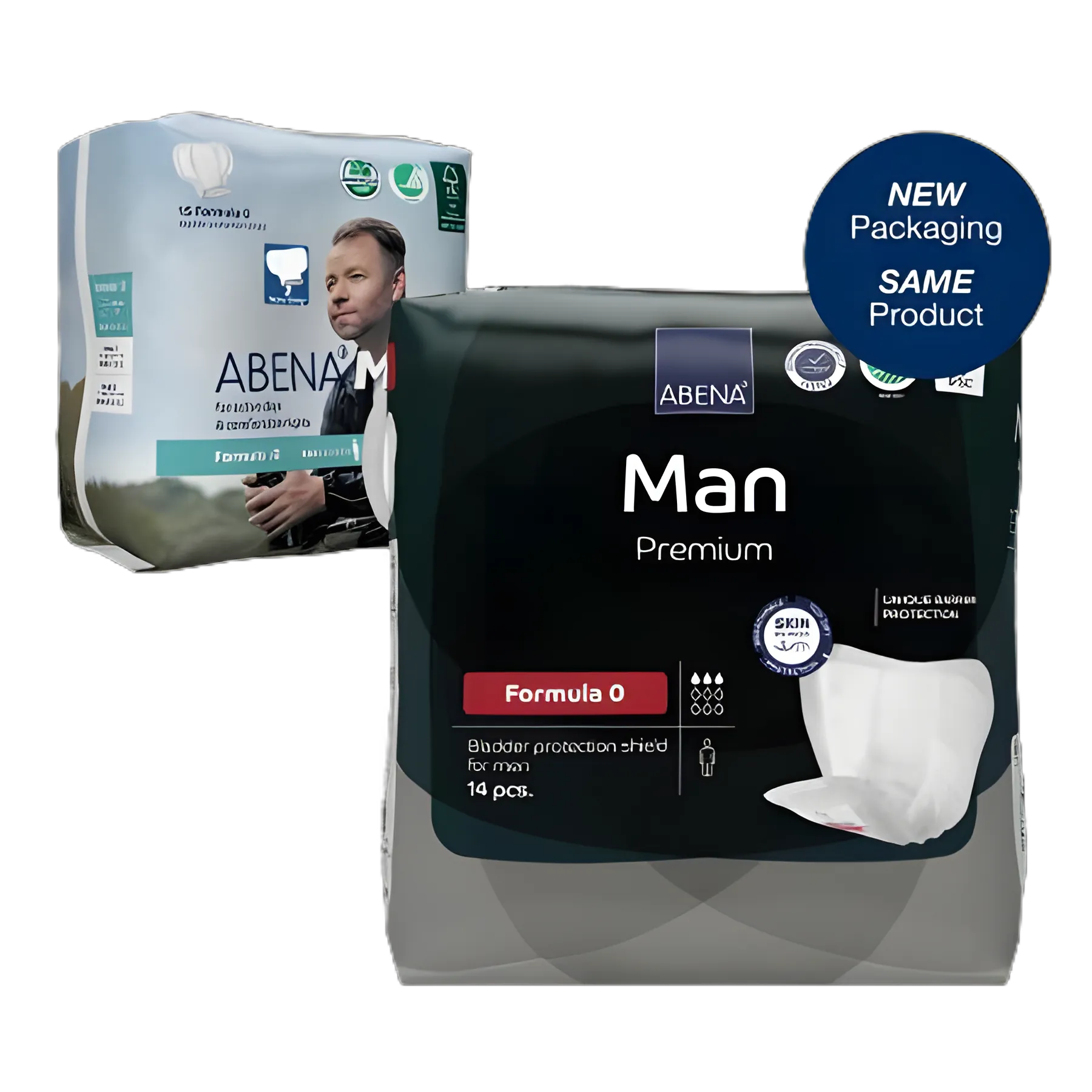 Abena-Man 9 Inch Light Absorbency Bladder Control Pad for Men