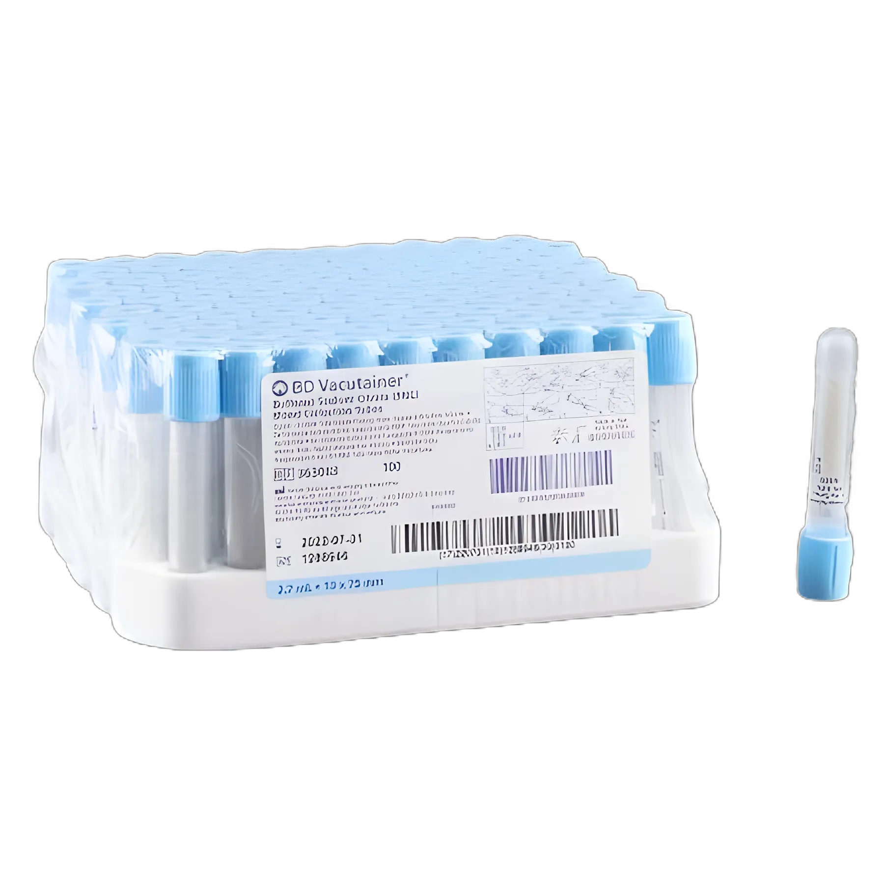 BD Vacutainer® Plus Venous Blood Collection Tube Sodium Citrate Additive 2.7 mL BD Hemogard™ Closure Plastic Tube