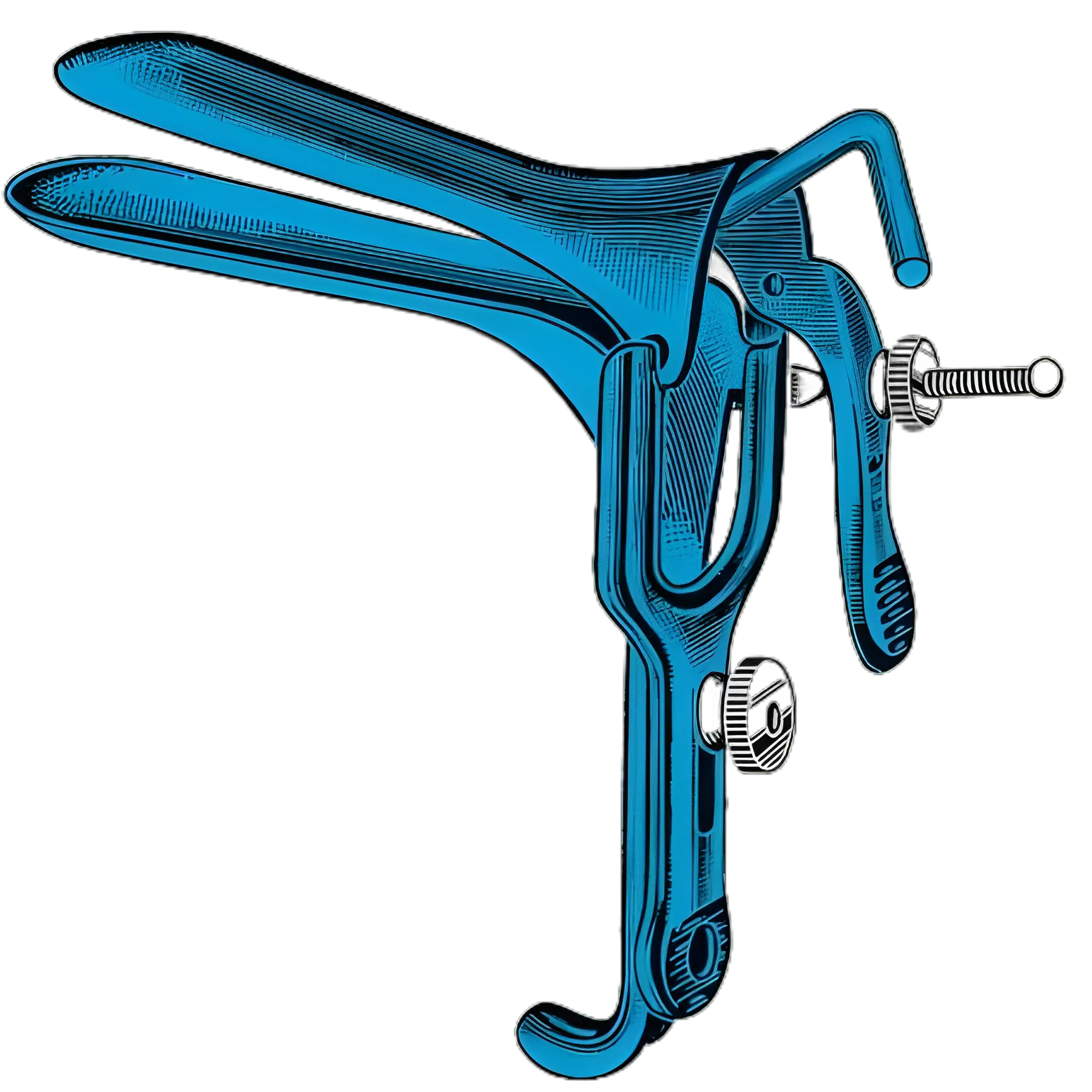 Sklar Blue™ Freeway-Graves Electrosurgical Vaginal Speculum, Medium, NonSterile, Reusable