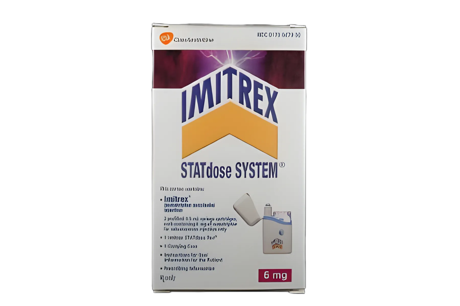 Imitrex® STATdose System® Sumatriptan Succinate 6 mg / 0.5 mL Injection Cartridge 0.5 mL 2 Cartridges