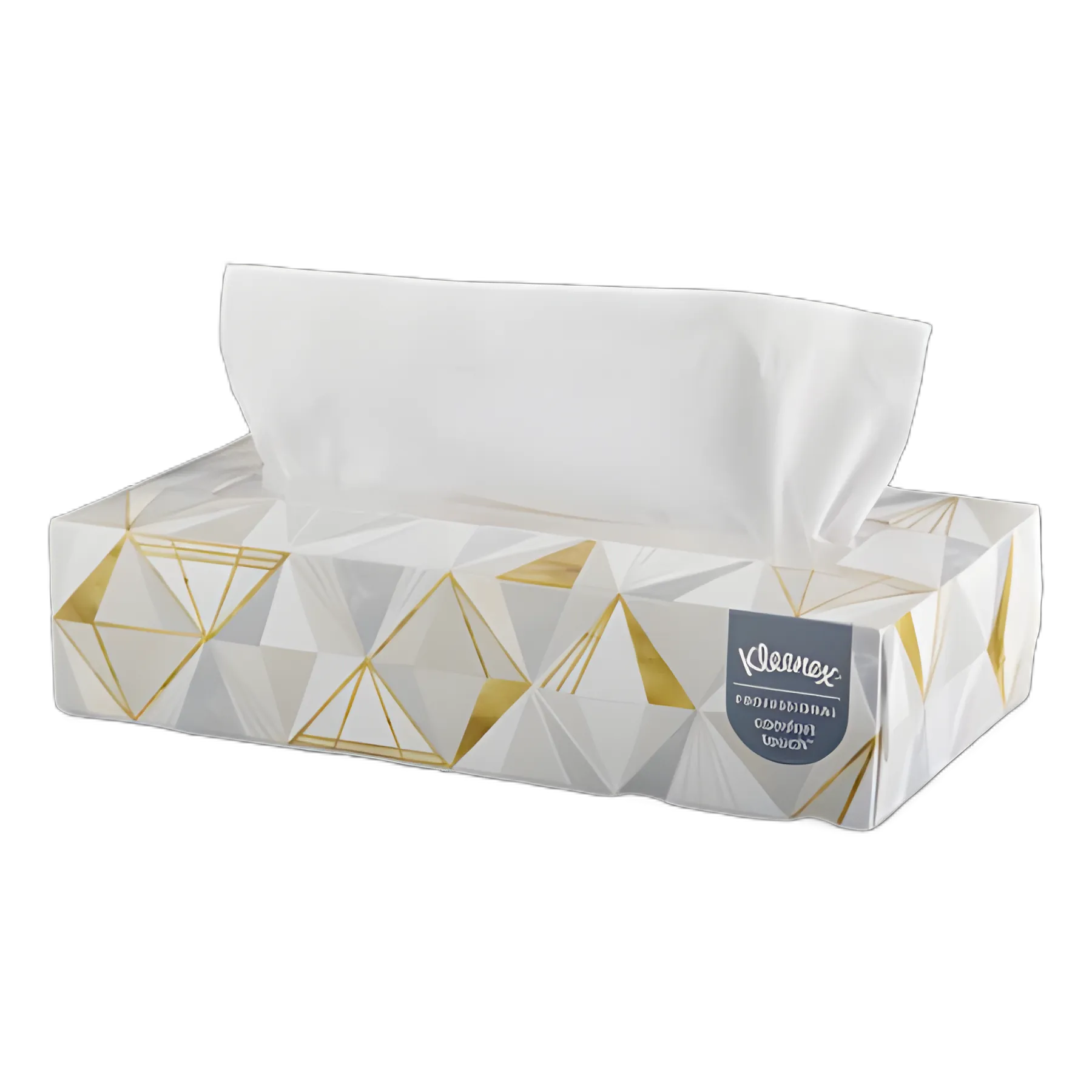 White Facial Tissue for Business, 2-Ply, White, Pop-Up Box, 125 Sheets/Box, 48 Boxes/Carton