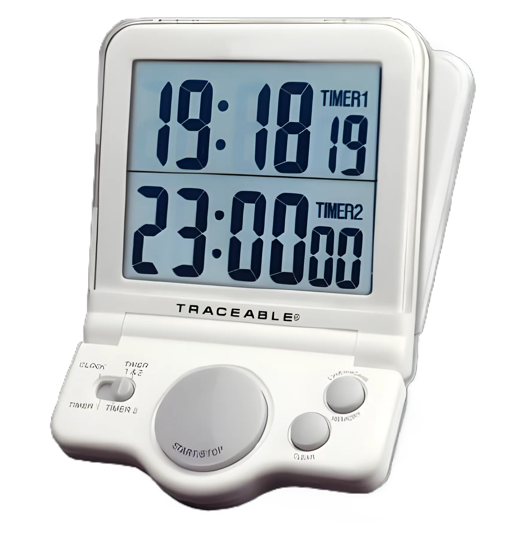 Electronic Alarm Timer 2 Channel, Jumbo Display Traceable® 24 Hours LCD Display - 98766-77