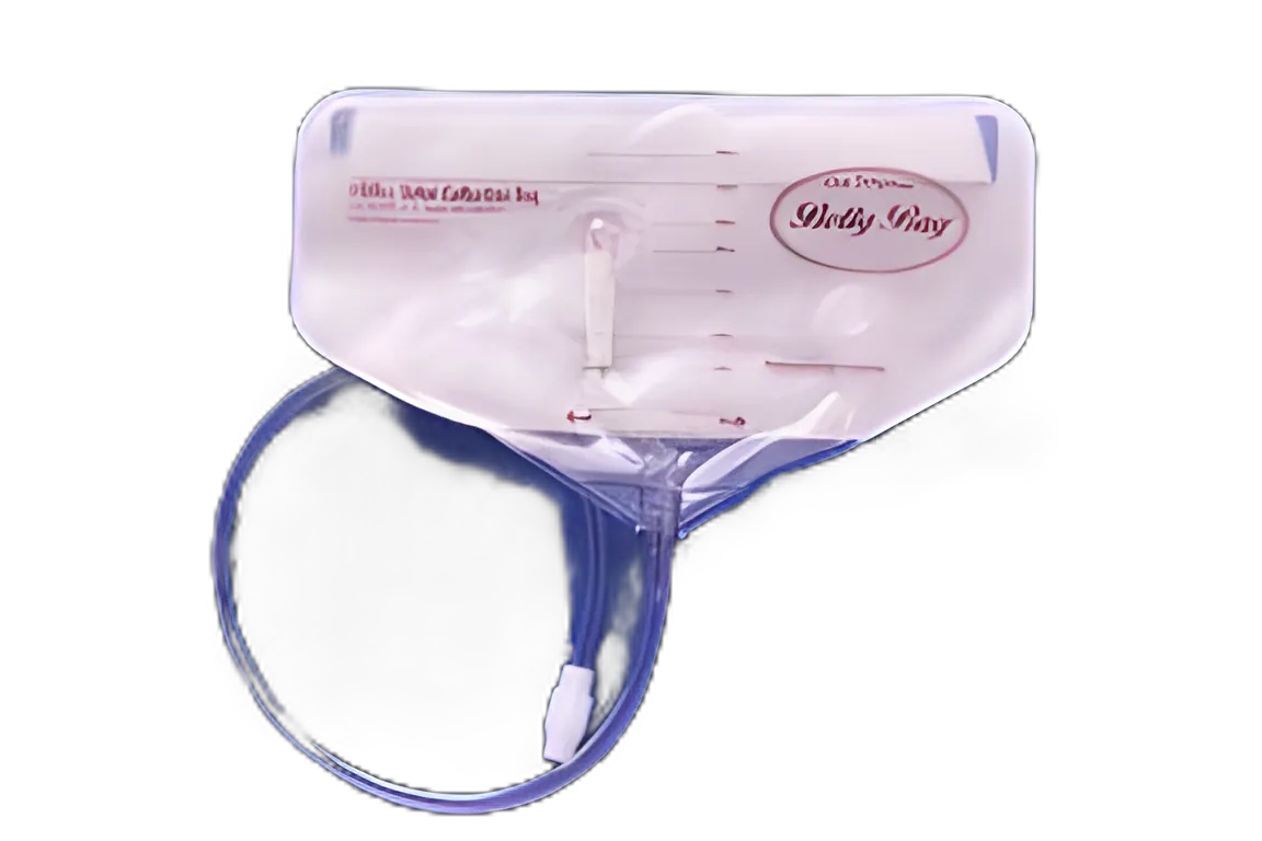 Urinary Drain Bag Belly Bag® Anti-Reflux Valve Sterile 1000 mL Vinyl - B1000P