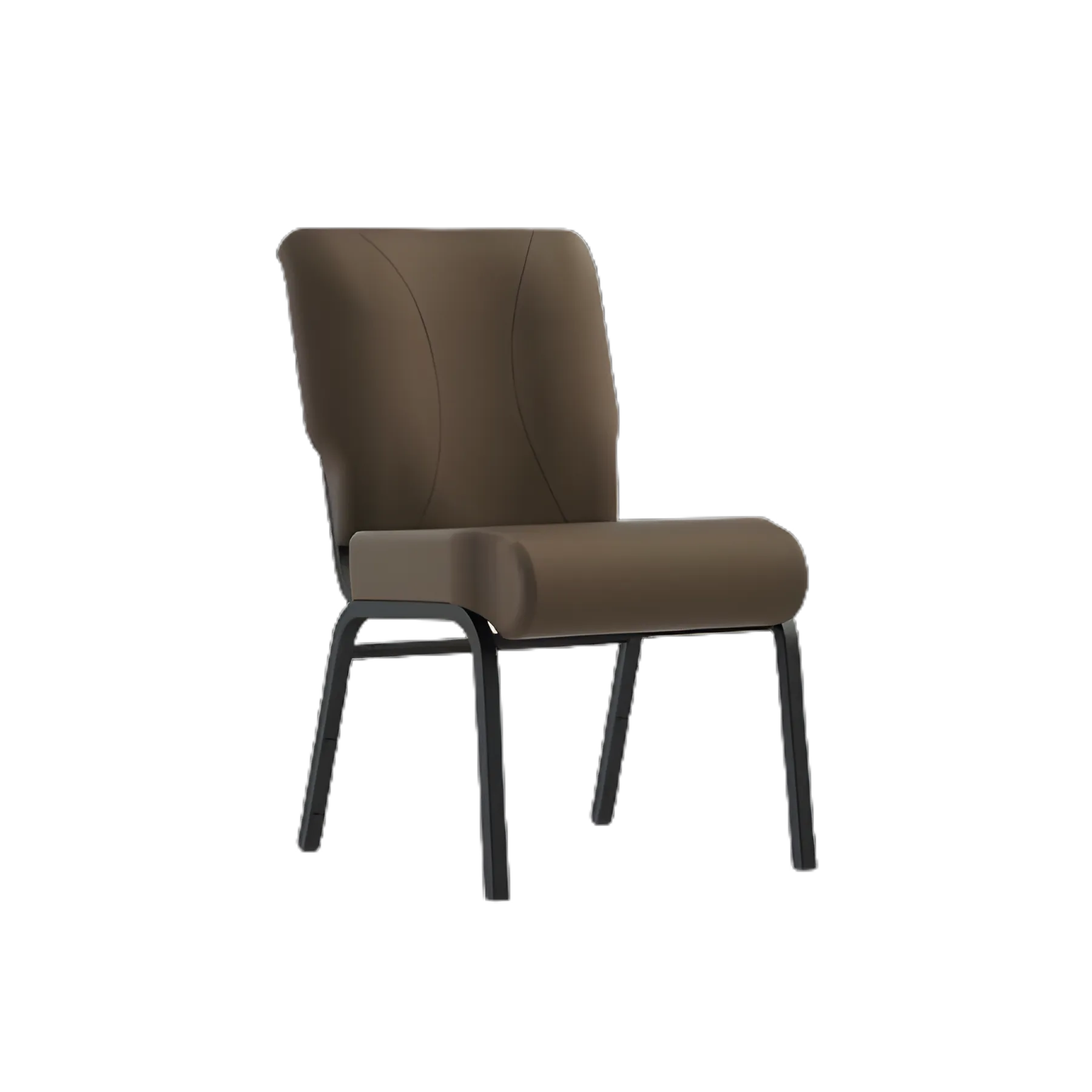 Titan Java Side Chair without Armrests - Vinyl, 800 lbs Capacity - ComforTEK Seating