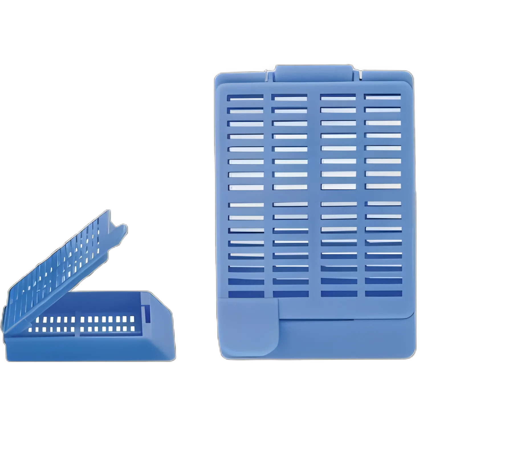 Embedding Cassette Aqua with Hinged Lid - StatLab Medical Products