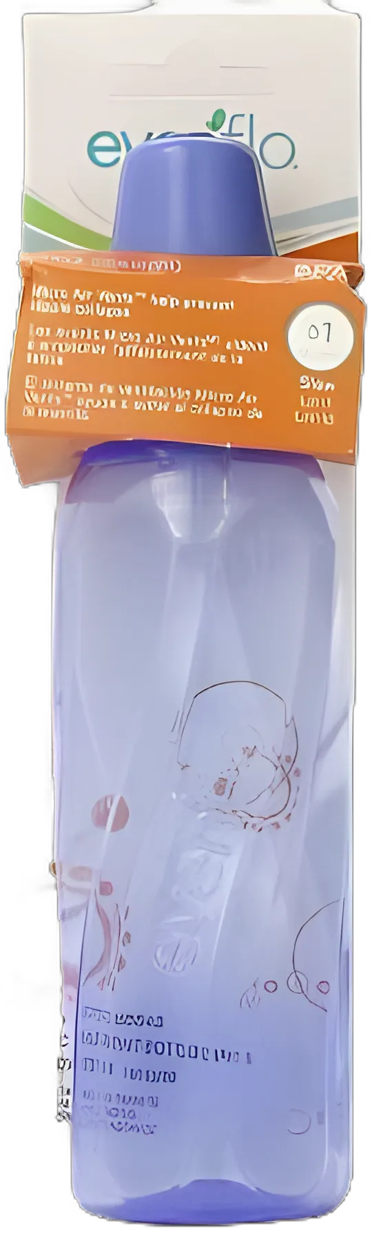 Evenflo Classic 8 oz Polypropylene Baby Bottle with Slow Flow Nipple