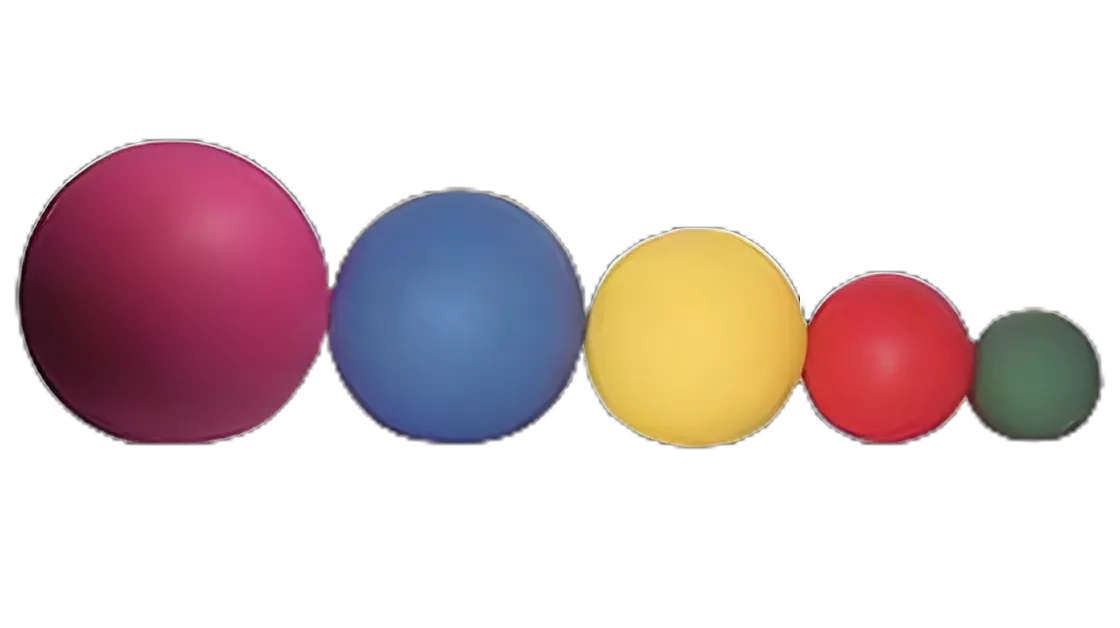 Medicine Ball Set 1.1 lbs. / 2.2 lbs. / 4.4 lbs. / 6.6 lbs. / 8.8 lbs.
