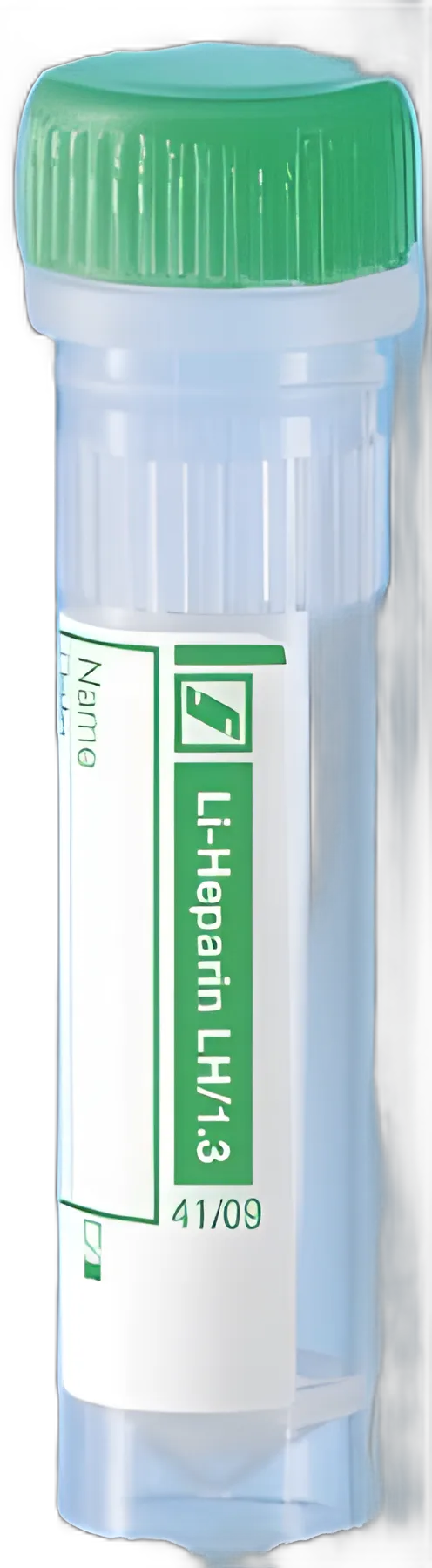 Lithium Heparin Microcentrifuge Tube 1.3 mL with Screw Cap by Sarstedt