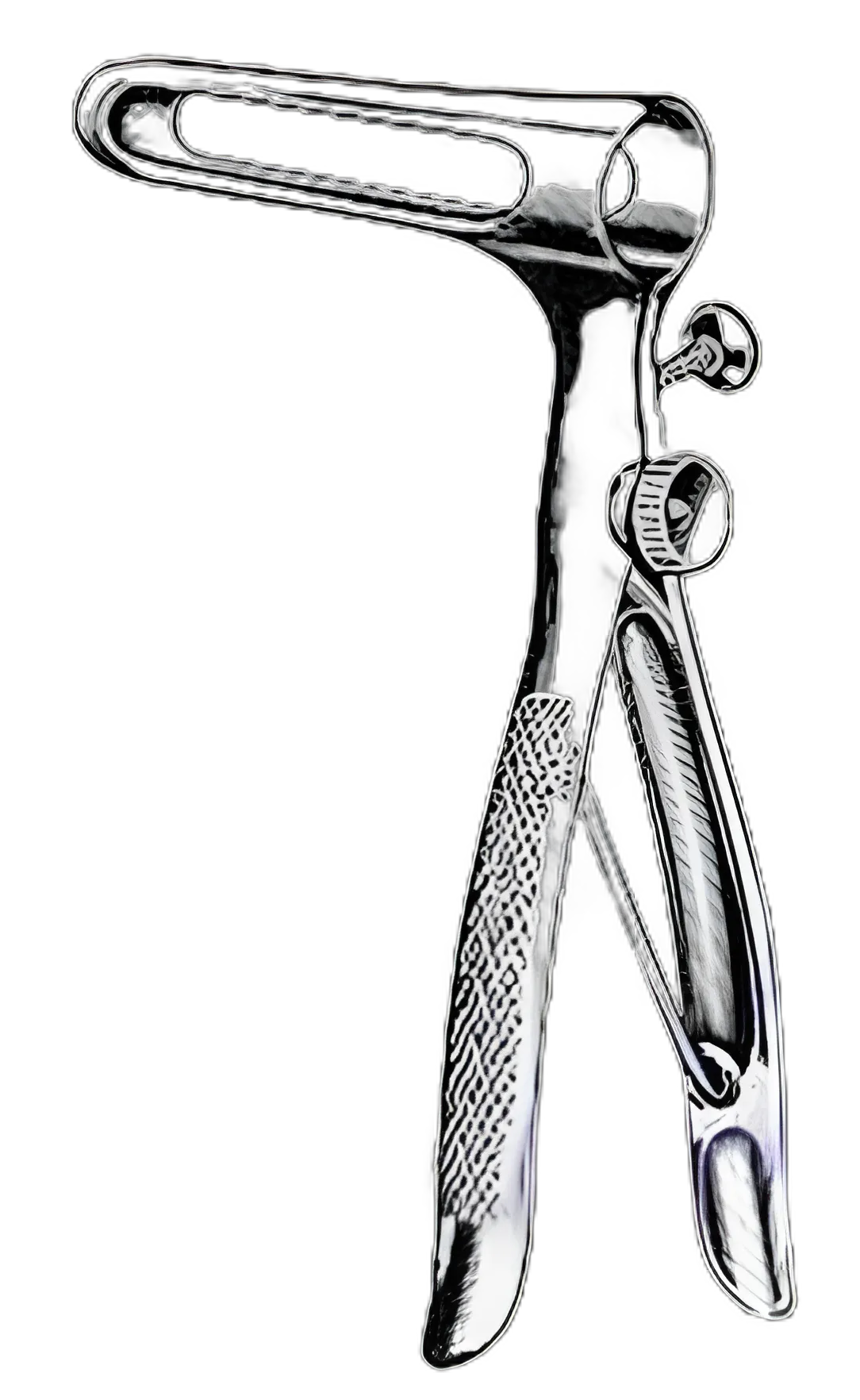 Rectal Speculum Sims 6 Inch Long / Blades: 3-1/2 Inch Long X 1 Inch Wide at Distal End
