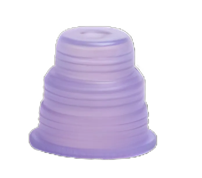 Hexa-Flex™ Lavender Snap Cap for Blood Collection & Culture Tubes, Non-Sterile, Polyethylene, Fits 10-18mm Tubes