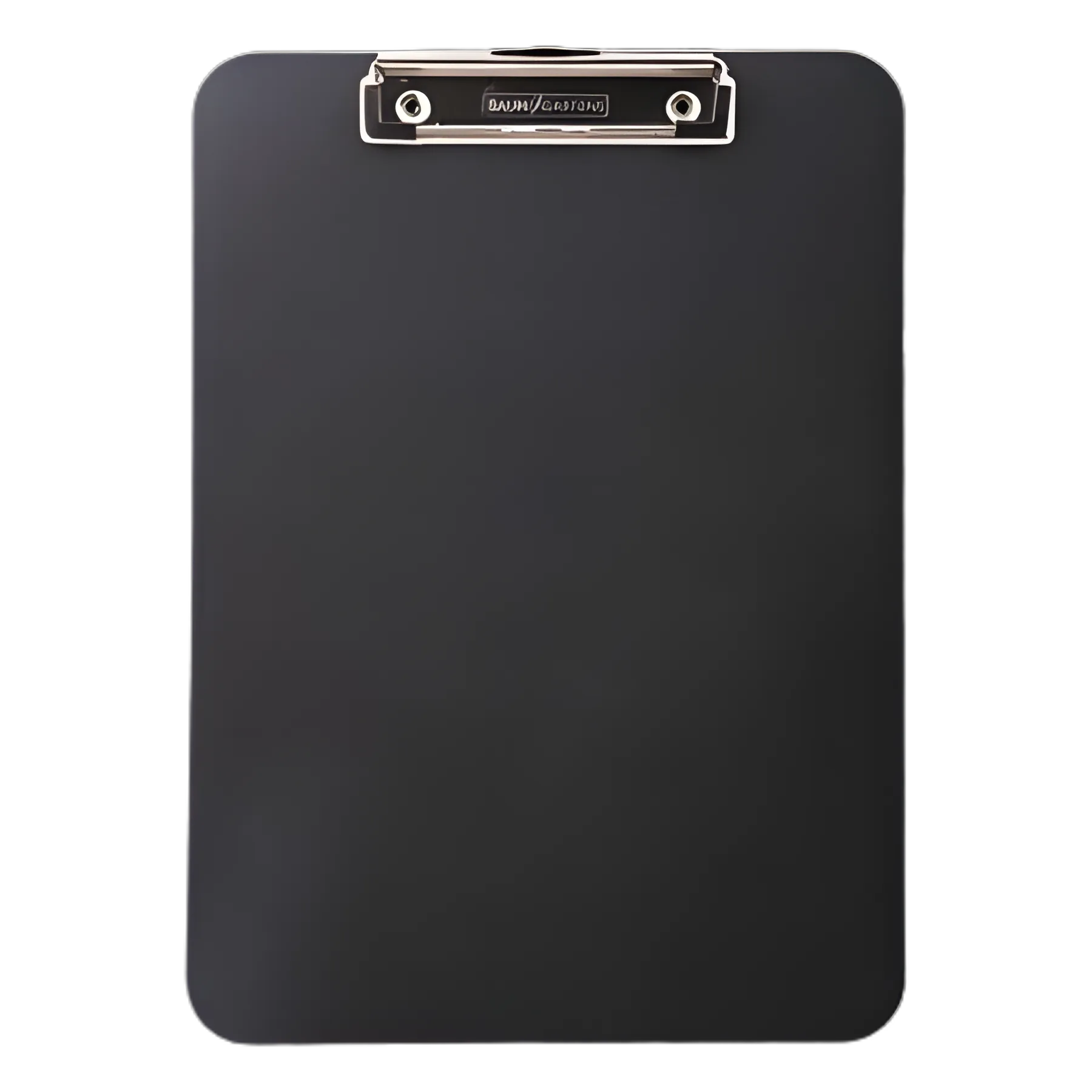 Unbreakable Recycled Clipboard, 0.5" Clip Capacity, Holds 8.5 x 11 Sheets, Black