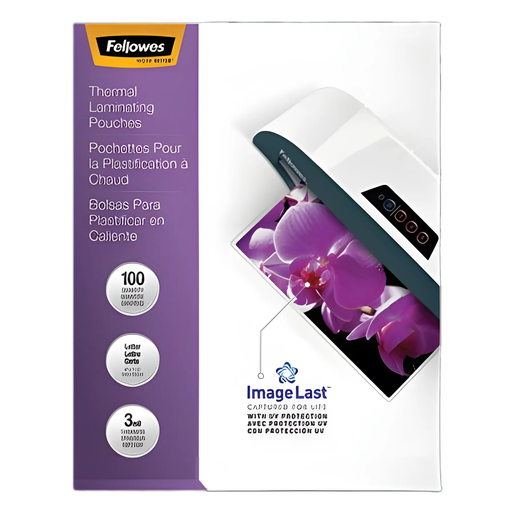 ImageLast Laminating Pouches with UV Protection, 3 mil, 9" x 11.5", Clear, 100/Pack