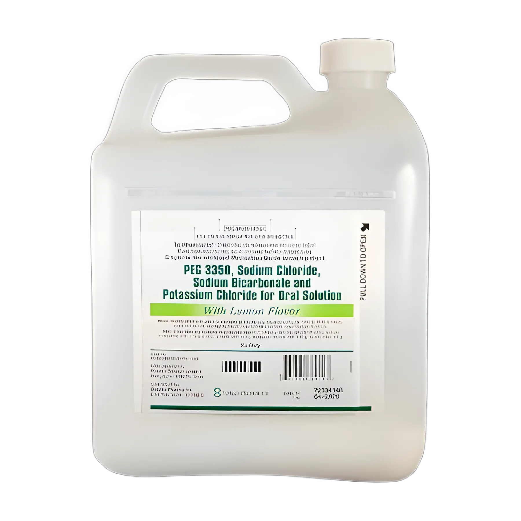 Polyethylene Glycol 3350, Sodium Chloride, Sodium Bicarbonate, Potassium Chloride Solution - Lemon Flavor, 4L
