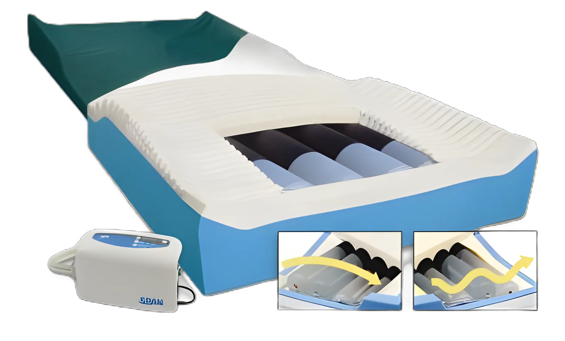Alternating Pressure Mattress PressureGuard® Alternating Pressure System 80 X 42 Inch