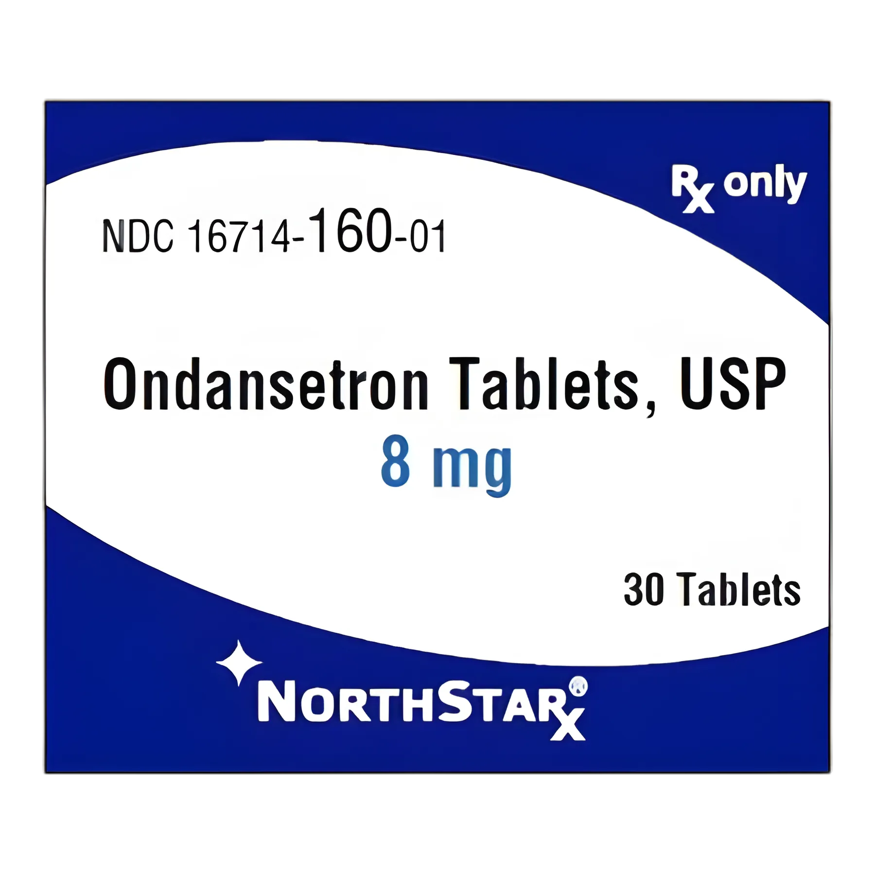5-HT3- Receptor Antagonist Ondansetron HCl 8 mg Tablet Bottle 30 Tablets