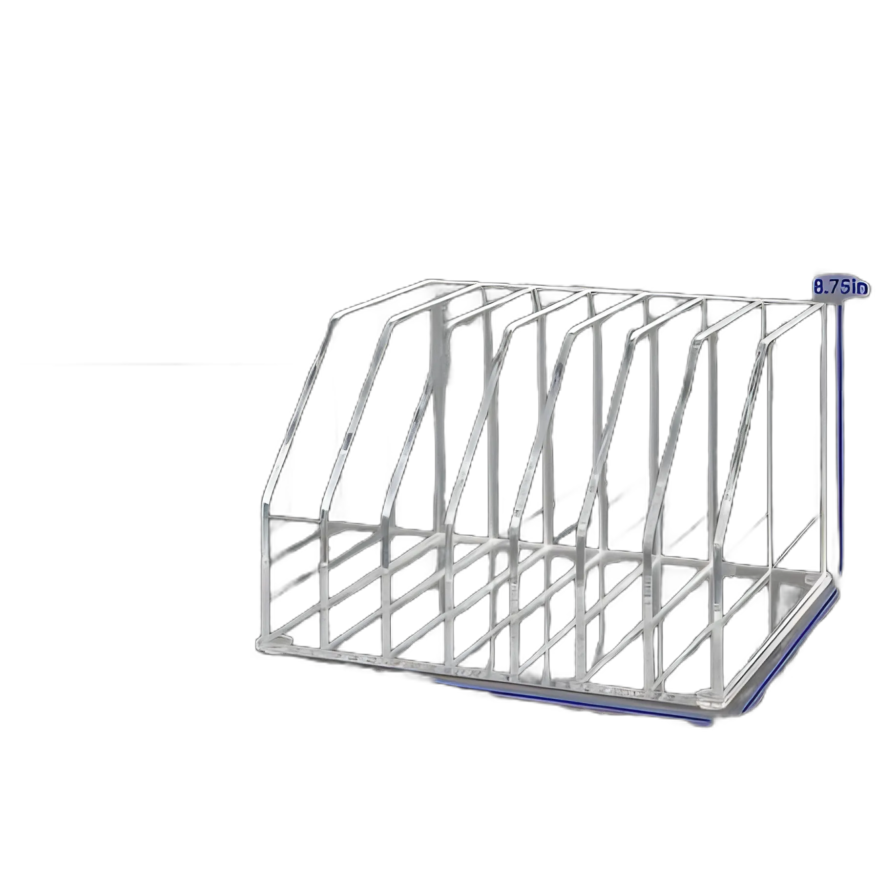 Poltex Acrylic File Holder for Medical Offices 8-3/4 X 13-3/4 X 11-3/4 Inch Clear