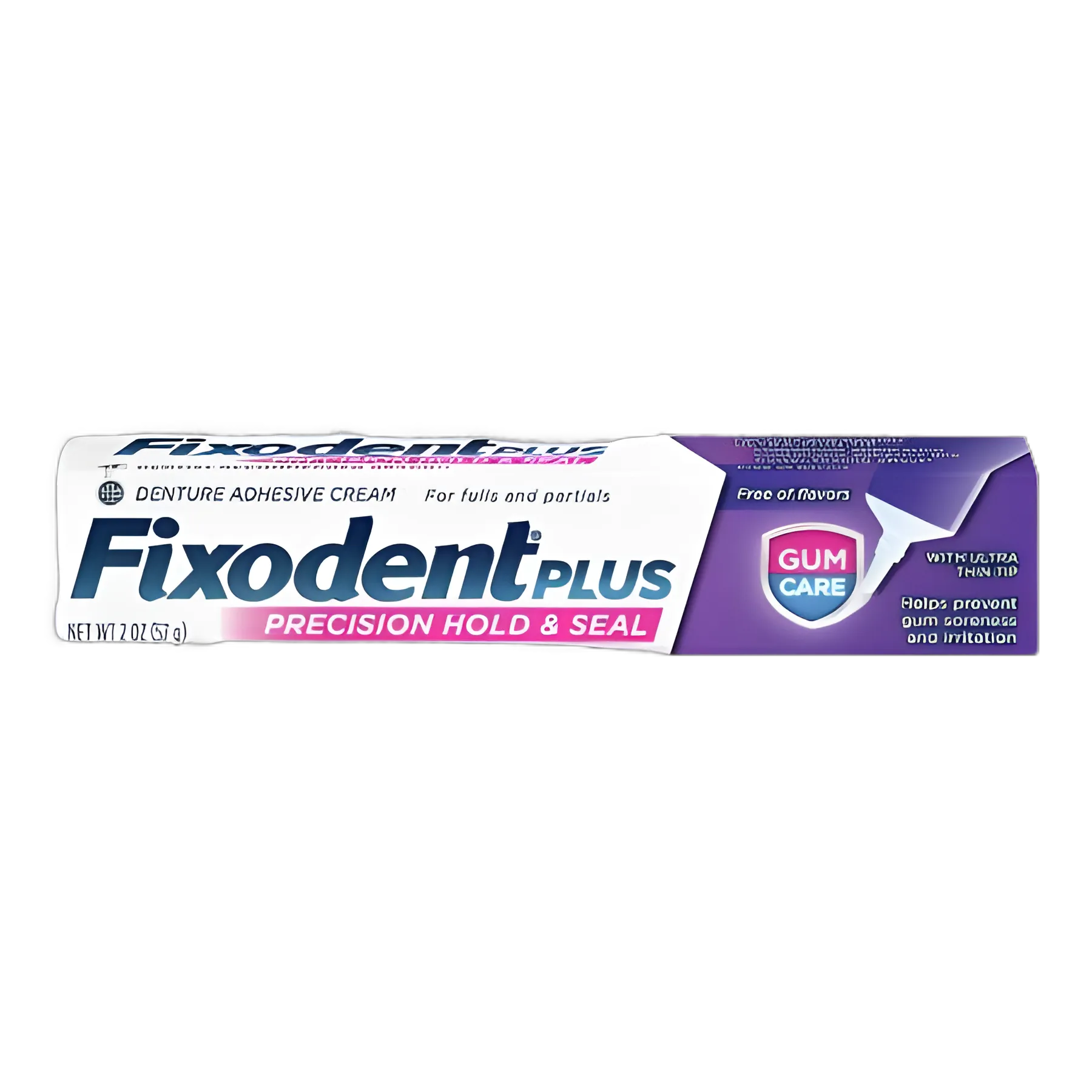 Denture Adhesive Fixodent® Plus Gum Care Precsion Hold and Seal Cream 2 oz.