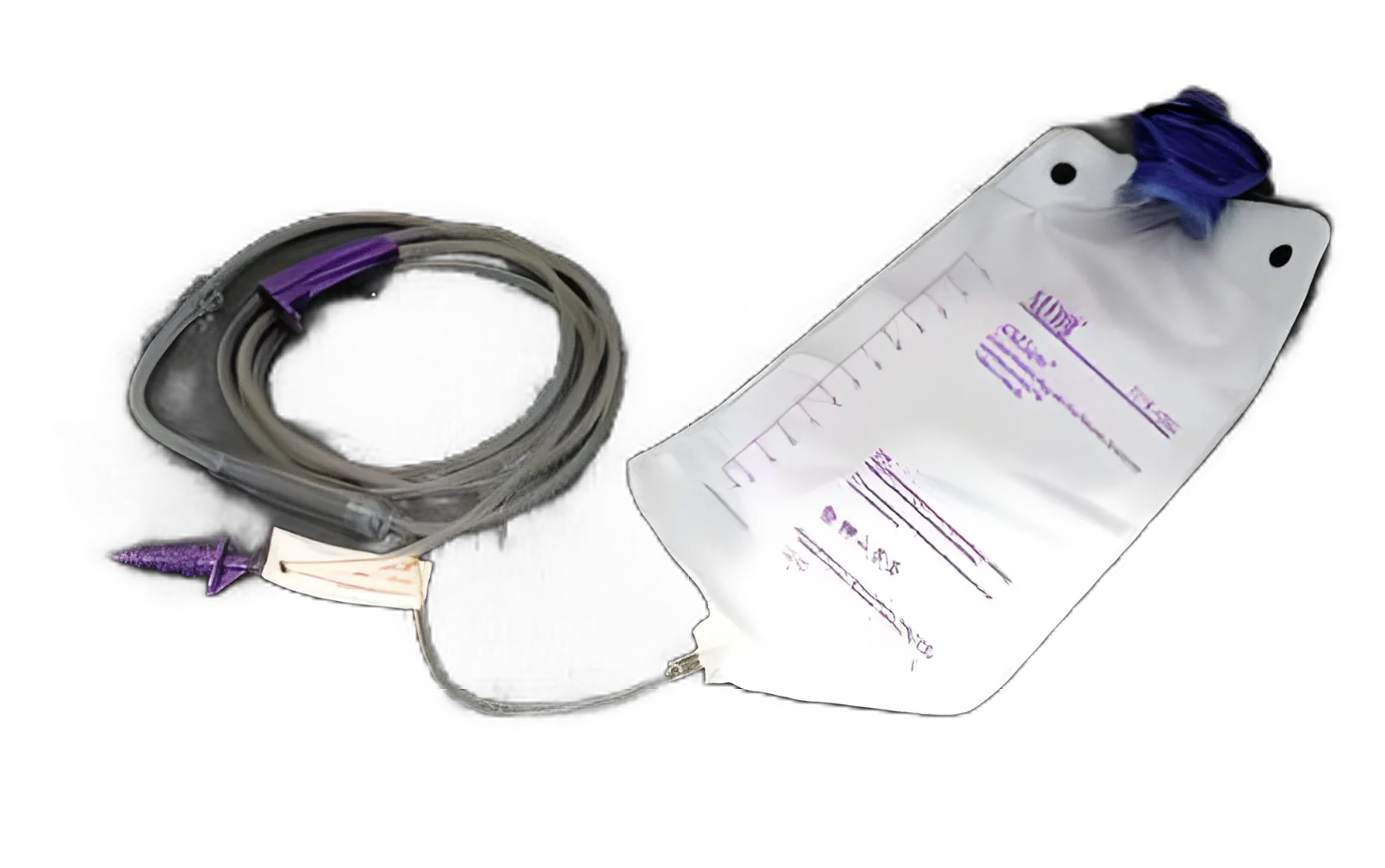 AMSure® Enteral Feeding Pump Bag Set 1200 mL Polyvinyl - NonSterile for Nutrition & Medication Delivery