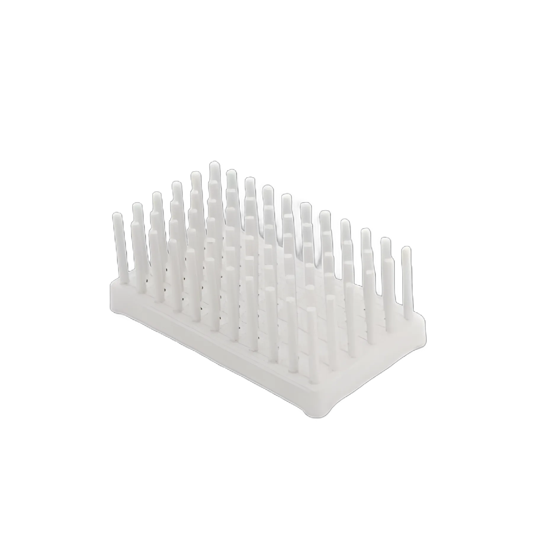Polypropylene Test Tube Rack for 14 to 17mm Tubes - White, Autoclavable