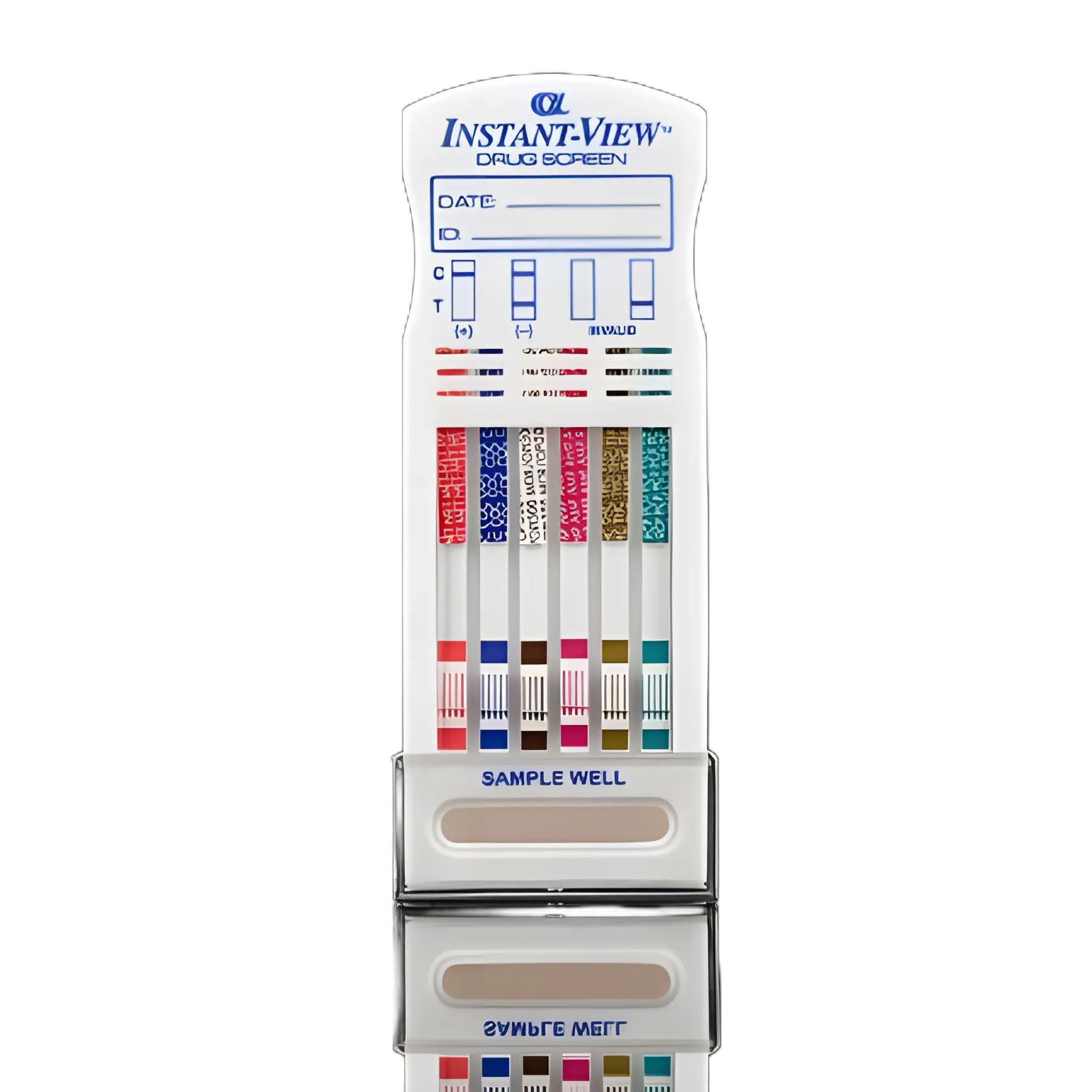 Instant-view® Drugs of Abuse Test Kit - COC, mAMP/MET, MOP300, PCP, THC - 25 Tests - CLIA Non-Waived