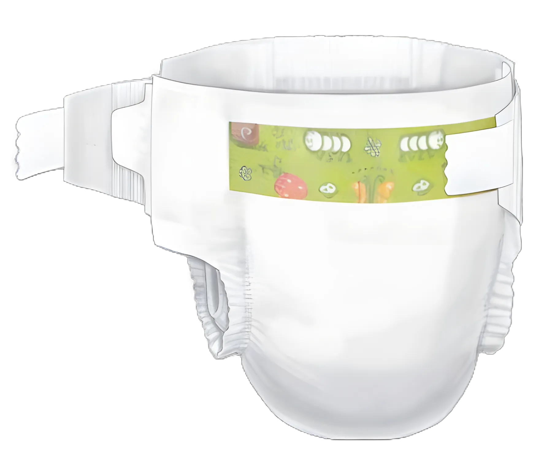 Unisex Baby Diaper Curity™ Size 3 Disposable Heavy Absorbency