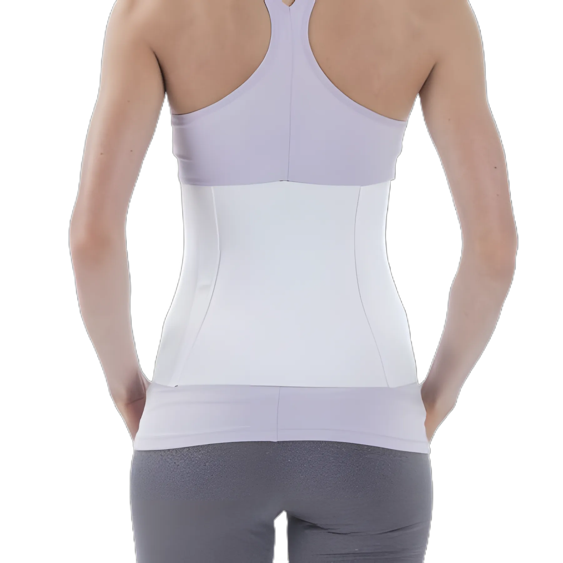 Abdominal Binder NYOrtho Tappered Medium Hook and Loop Closure 30 to 36 Inch Waist Circumference 10 Inch Height Adult