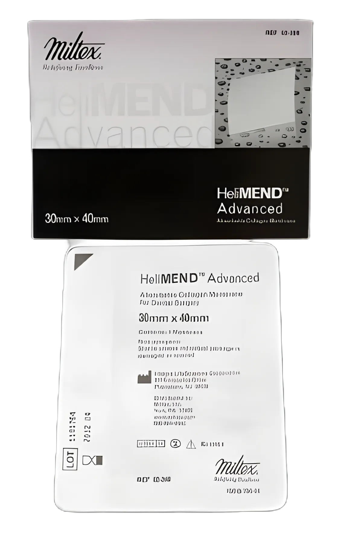 Absorbable Collagen Membrane HeliMEND™ Advanced 30 mm X 40 mm Rectangle Sterile