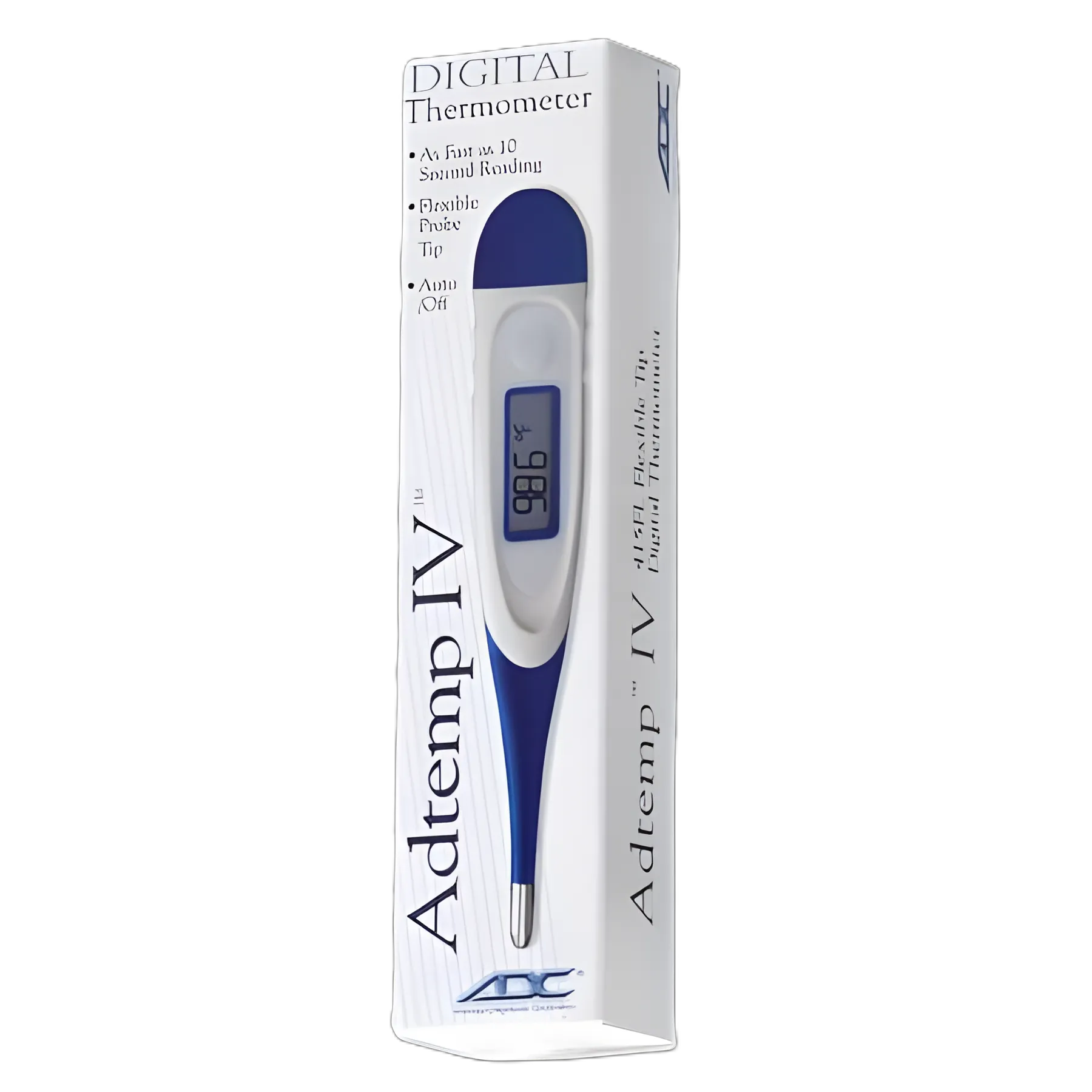 Digital Stick Thermometer Adtemp™ 415 Flex Oral / Rectal / Axillary Probe Handheld