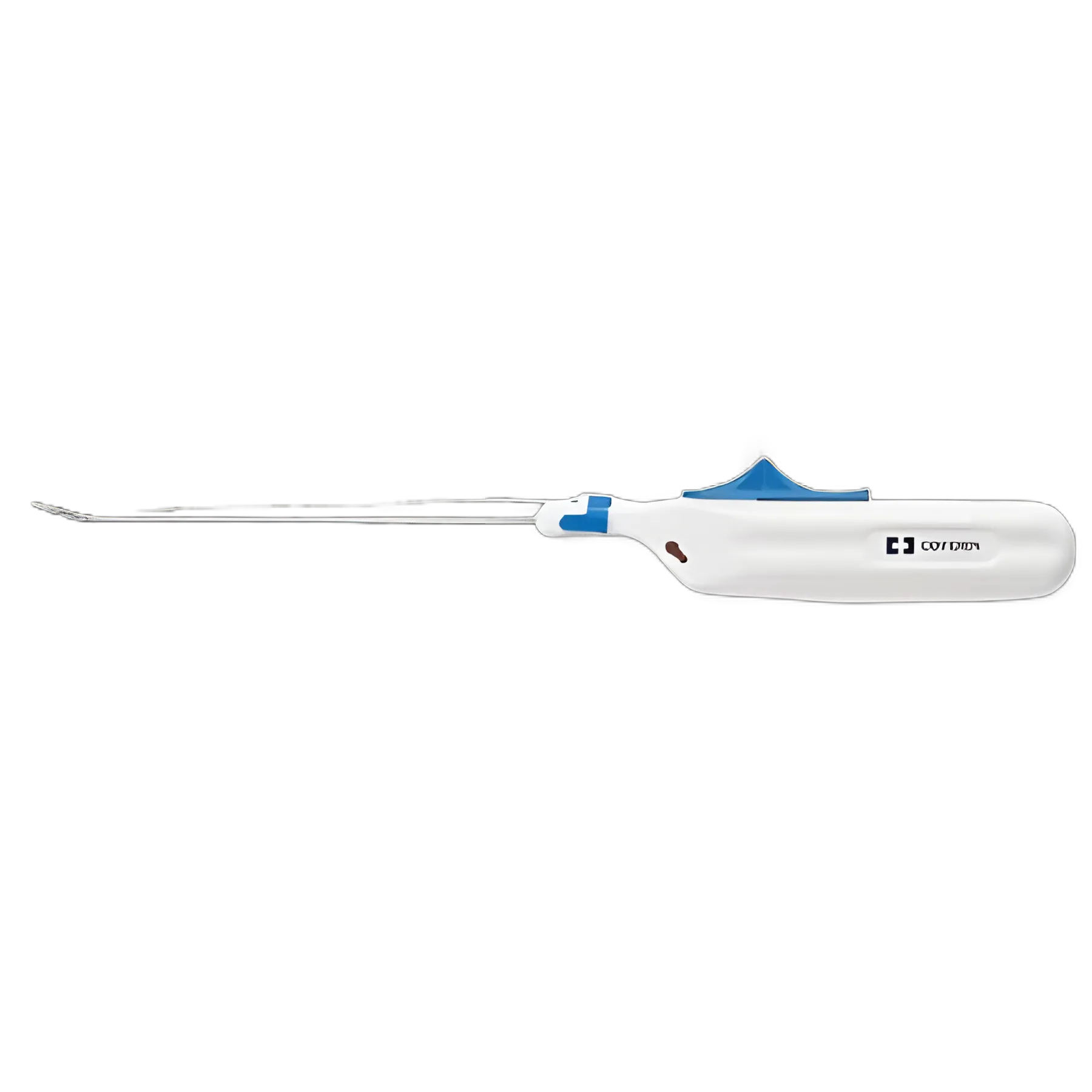 Suturing Device AS Meniscal™ Curved Thumb Slide Activation Handle High Strength Suture Size 2-0 Suture