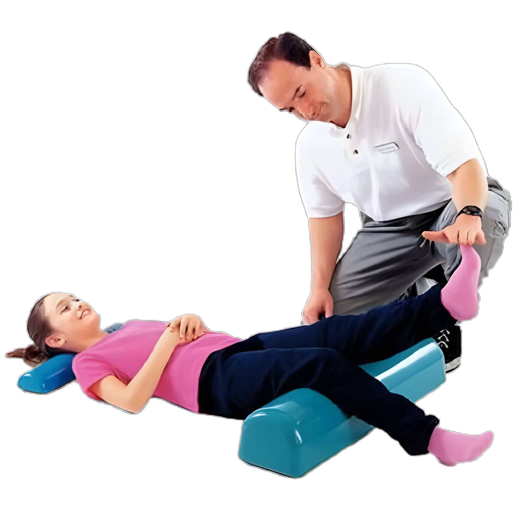 Tumble Forms 2® Therapy Foam Roller Blue Foam 6 OD X 24 D Inch