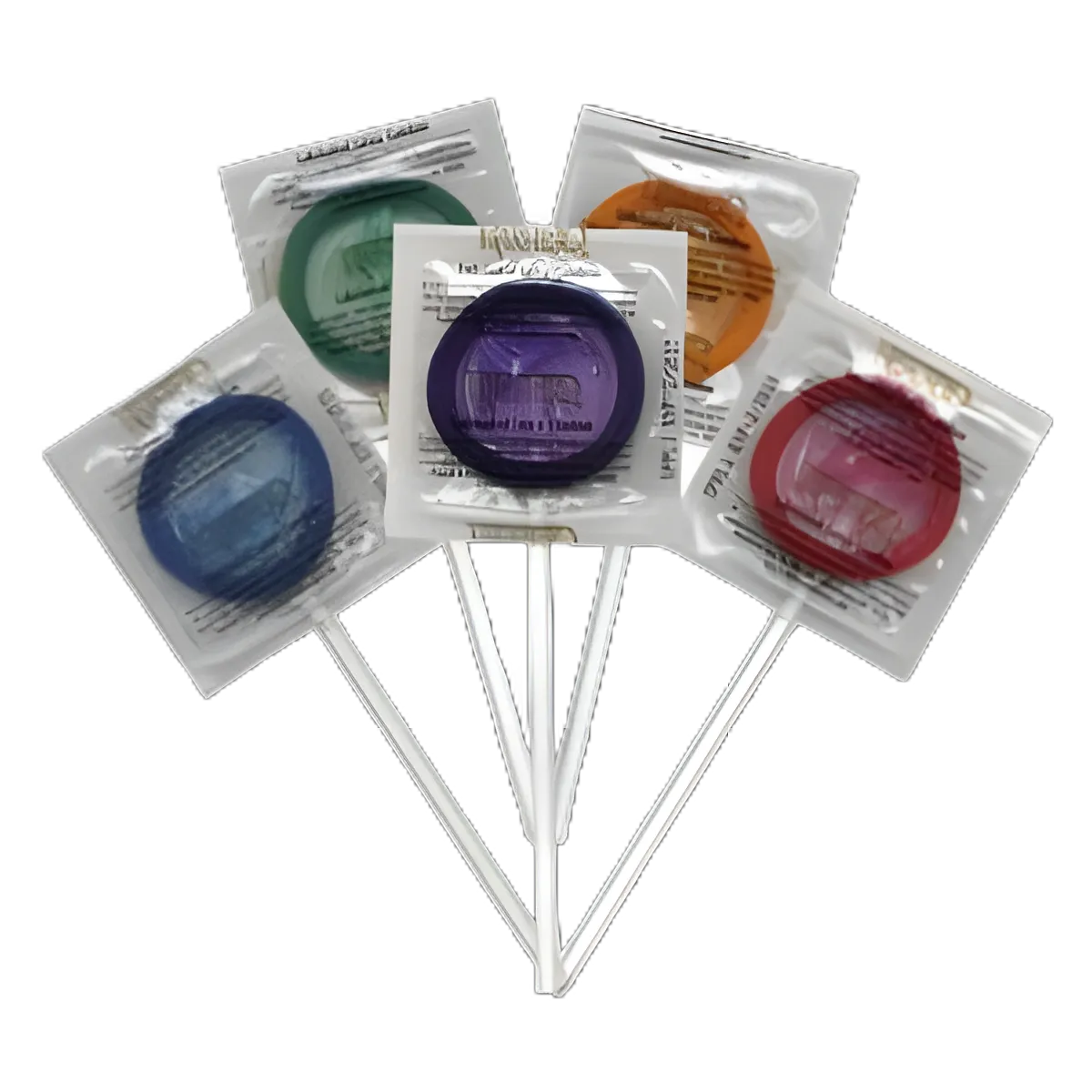 Pleasure Pop™ Condoms - Assorted Colors, One Size Fits Most, 100 Pack