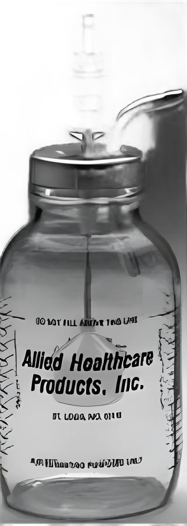 Suction Collection Bottle Allied® 1893 mL Without Lid