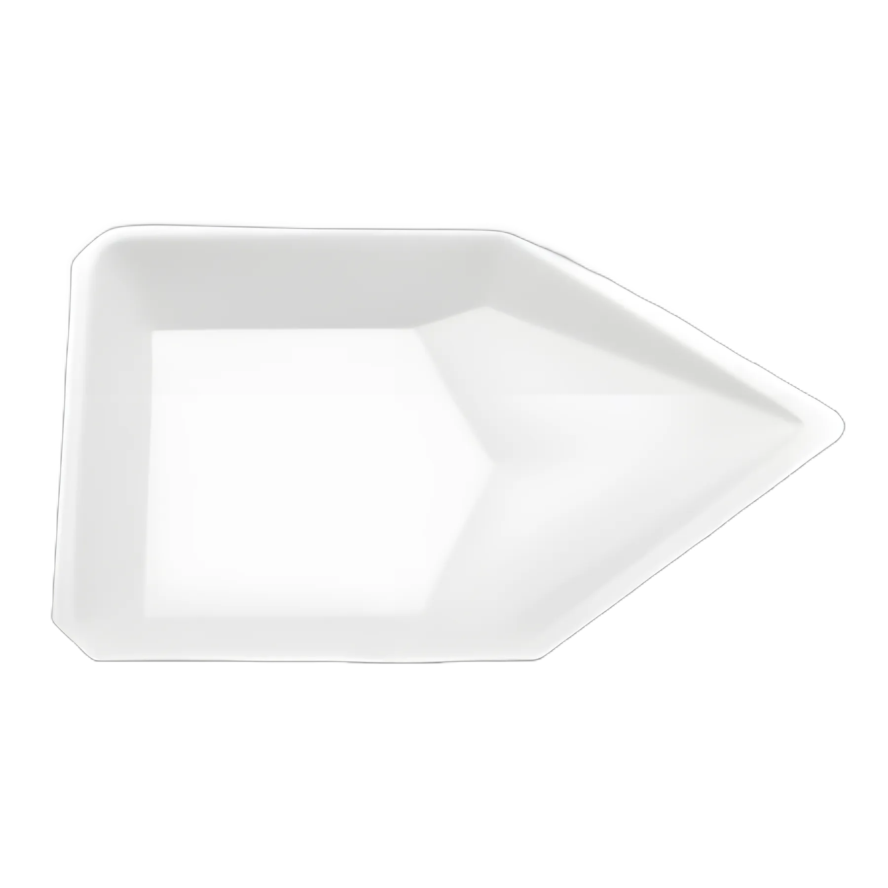 Heathrow Scientific White Polystyrene Weighing Dish with Flat Bottom - SKU 120227