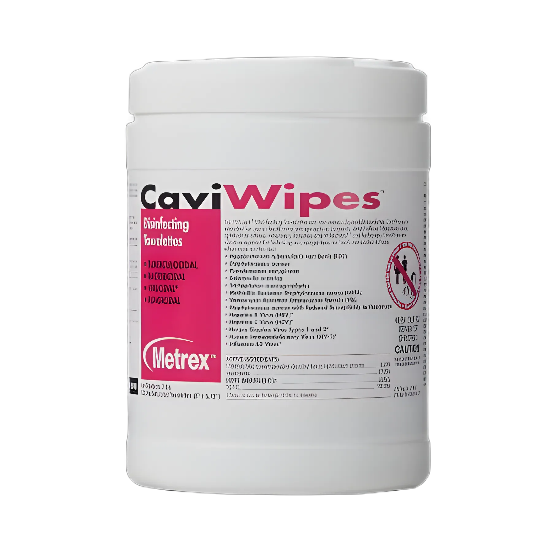 CaviWipes™ Surface Disinfectant Premoistened Alcohol Based Manual Pull Wipe 220 Count Canister Alcohol Scent NonSterile