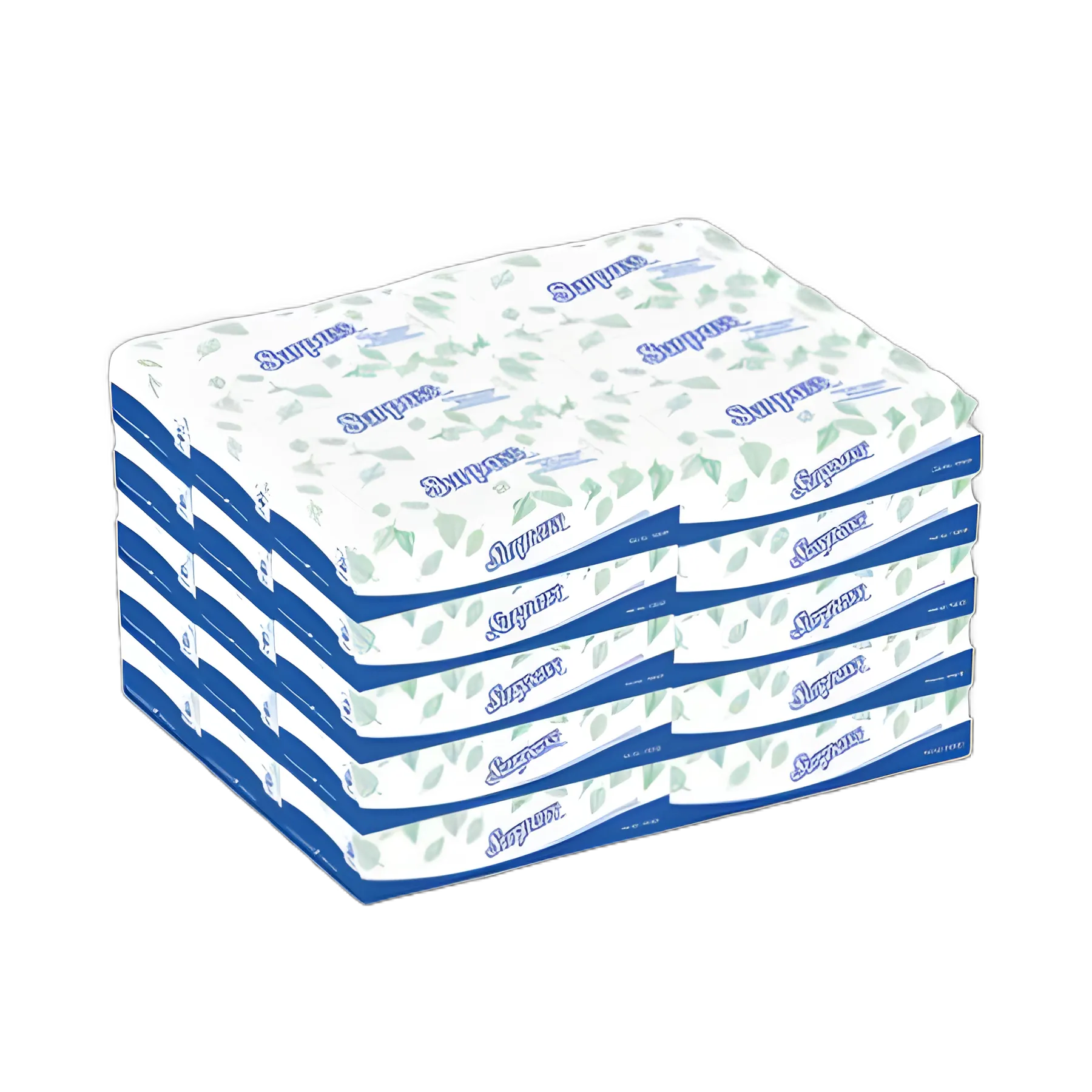 Facial Tissue for Business, 2-Ply, White, Flat Box, 100 Sheets/Box, 30 Boxes/Carton