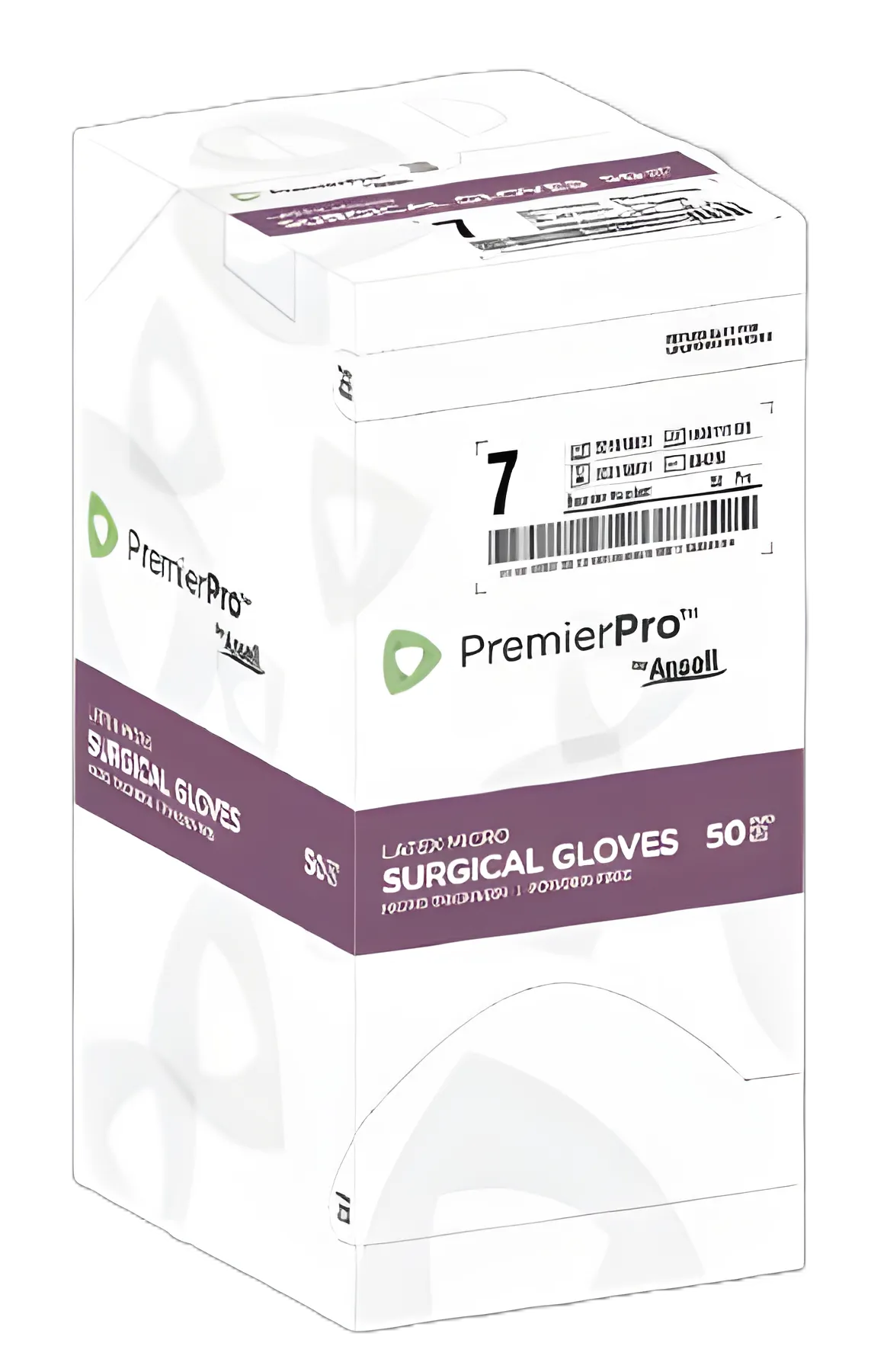 PremierPro™ Size 7.5 Sterile Latex Surgical Gloves with DERMASHIELD™, Micro-Textured, Chemo Tested