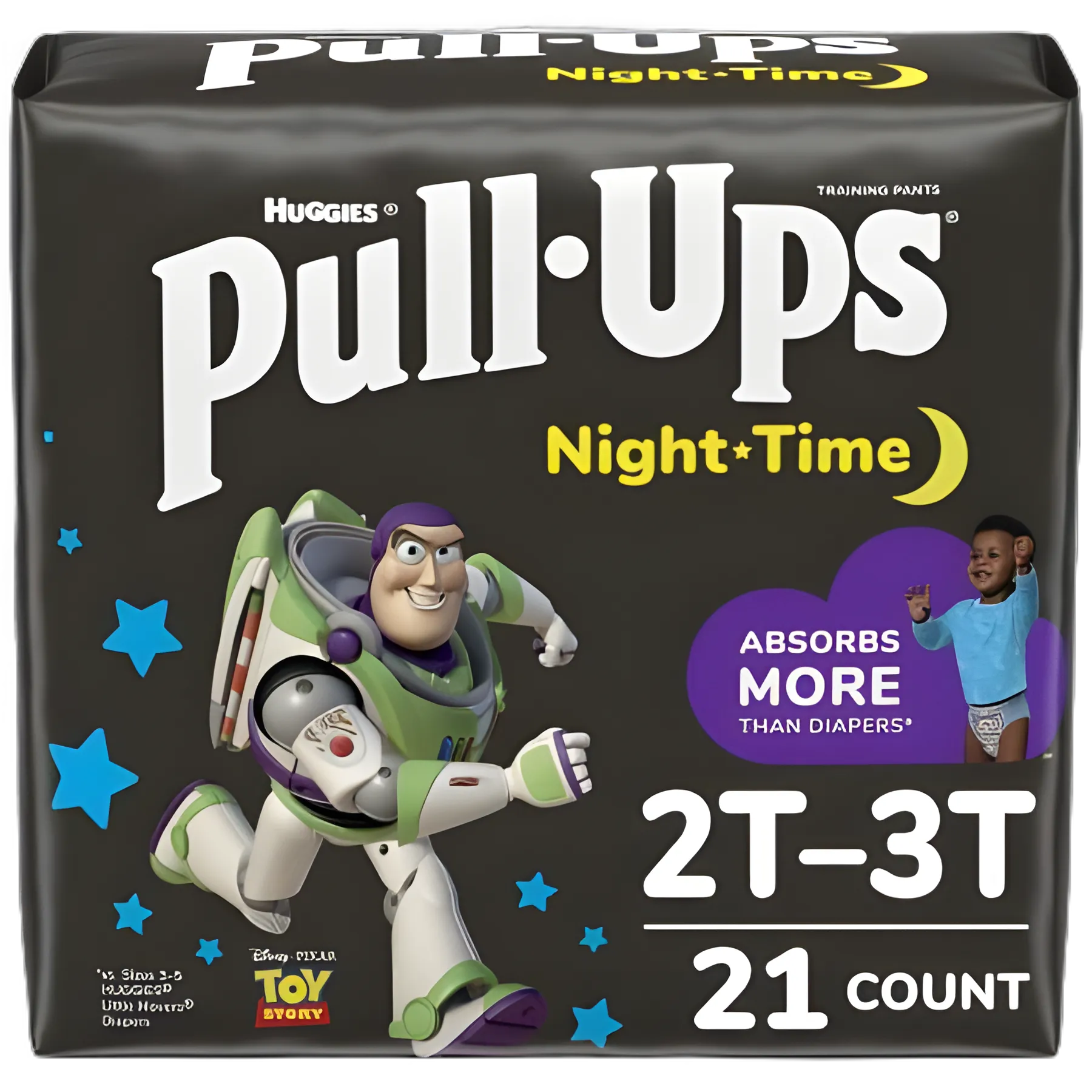 Pull-Ups® Night-Time® Male Toddler Training Pants 2T-4T Heavy Absorbency Disposable