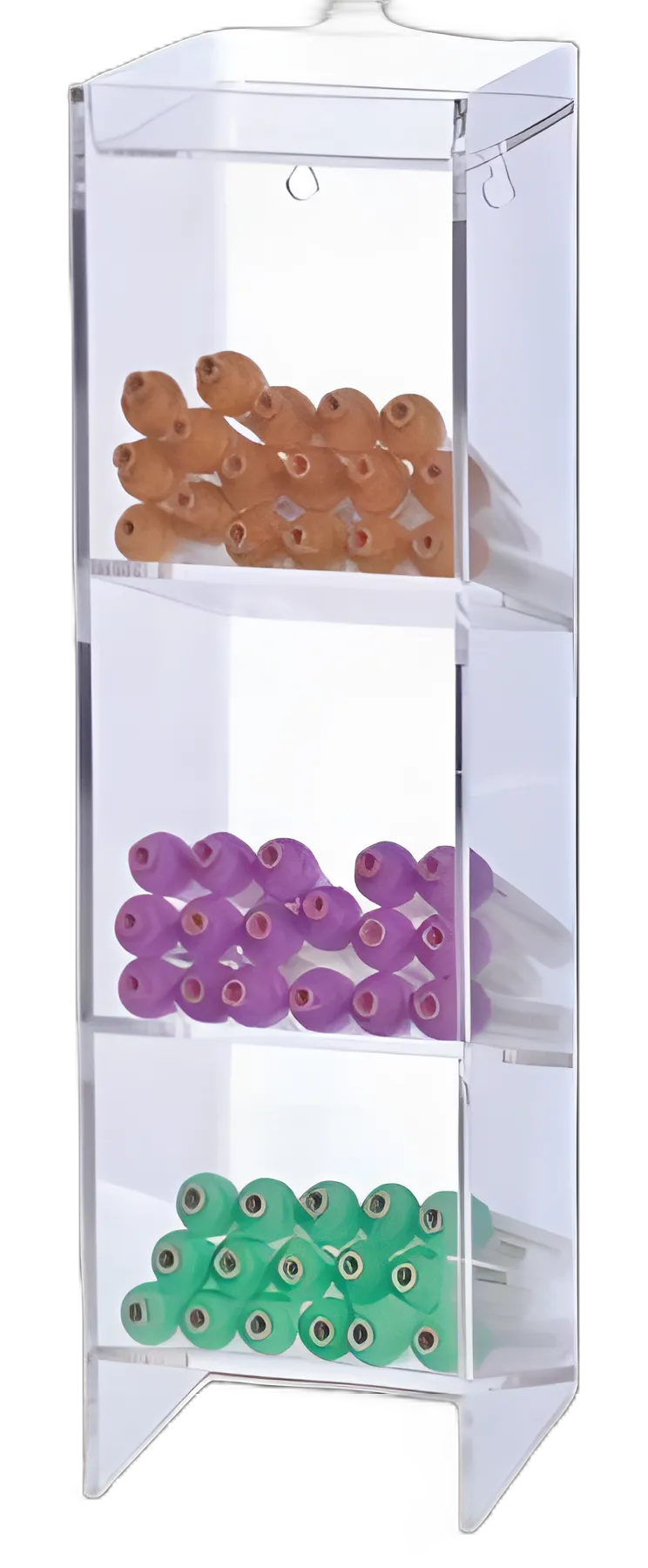 Acrylic Test Tube Rack 4.5x5.25x16 inches by Market Lab Inc