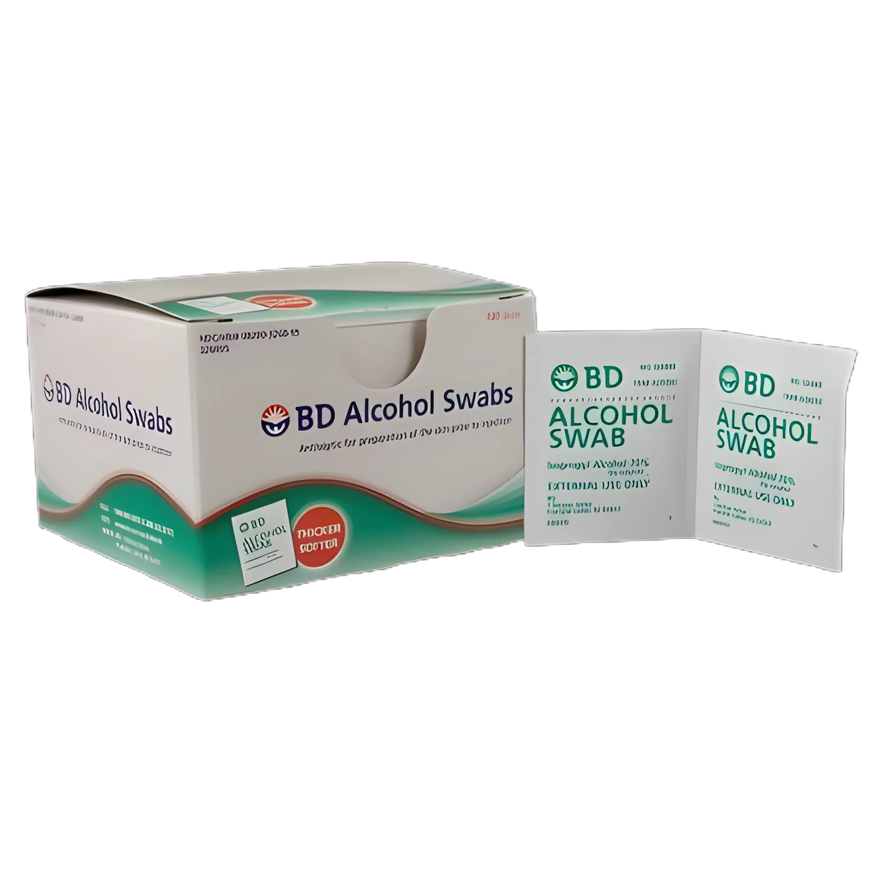 Alcohol Prep Pad BD™ 70% Strength Isopropyl Alcohol Individual Packet NonSterile