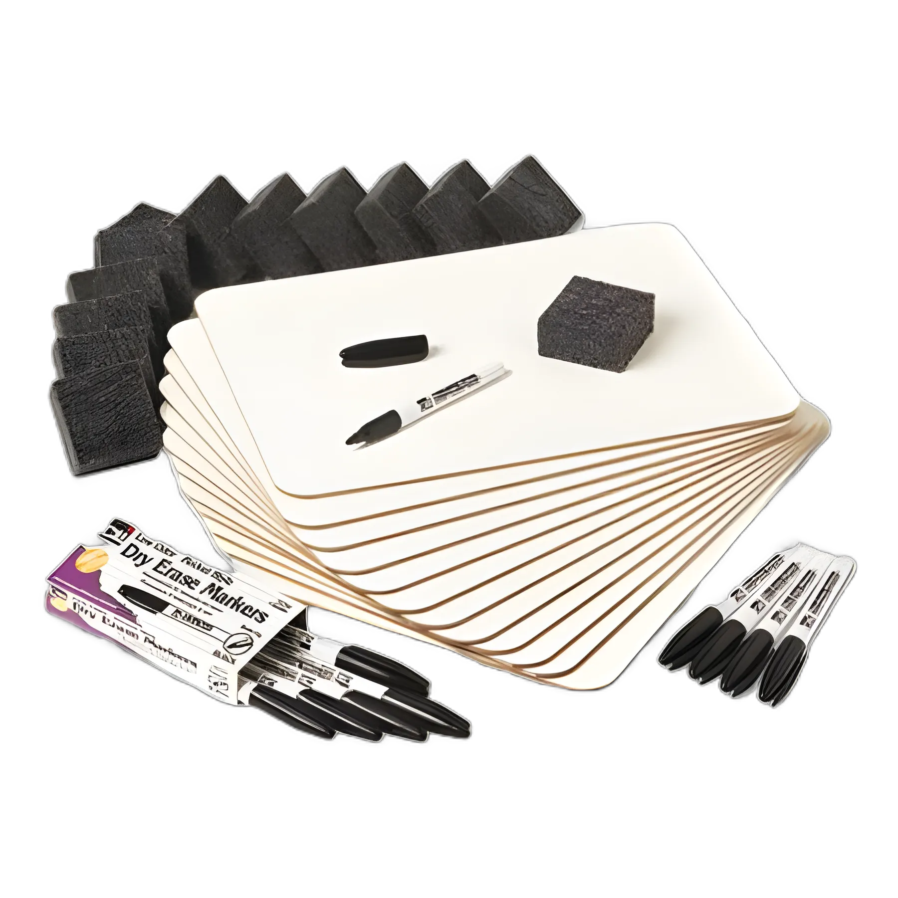 Lapboard Class Pack, Dry Erase Boards, 12 x 9, White Surface